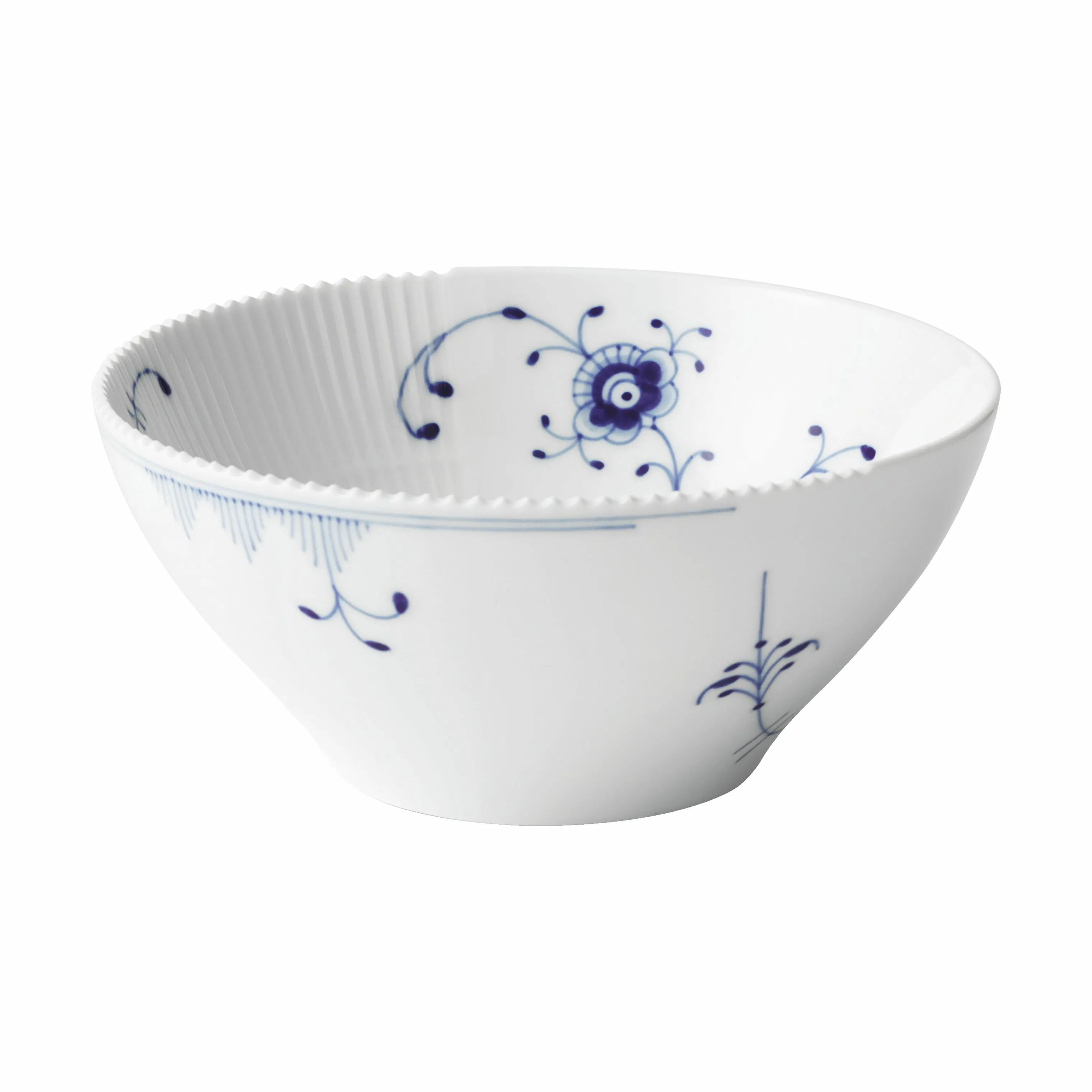 Royal Copenhagen Skåle Blå Elements Skål i Koboltblå/hvid, 13 cm, 1