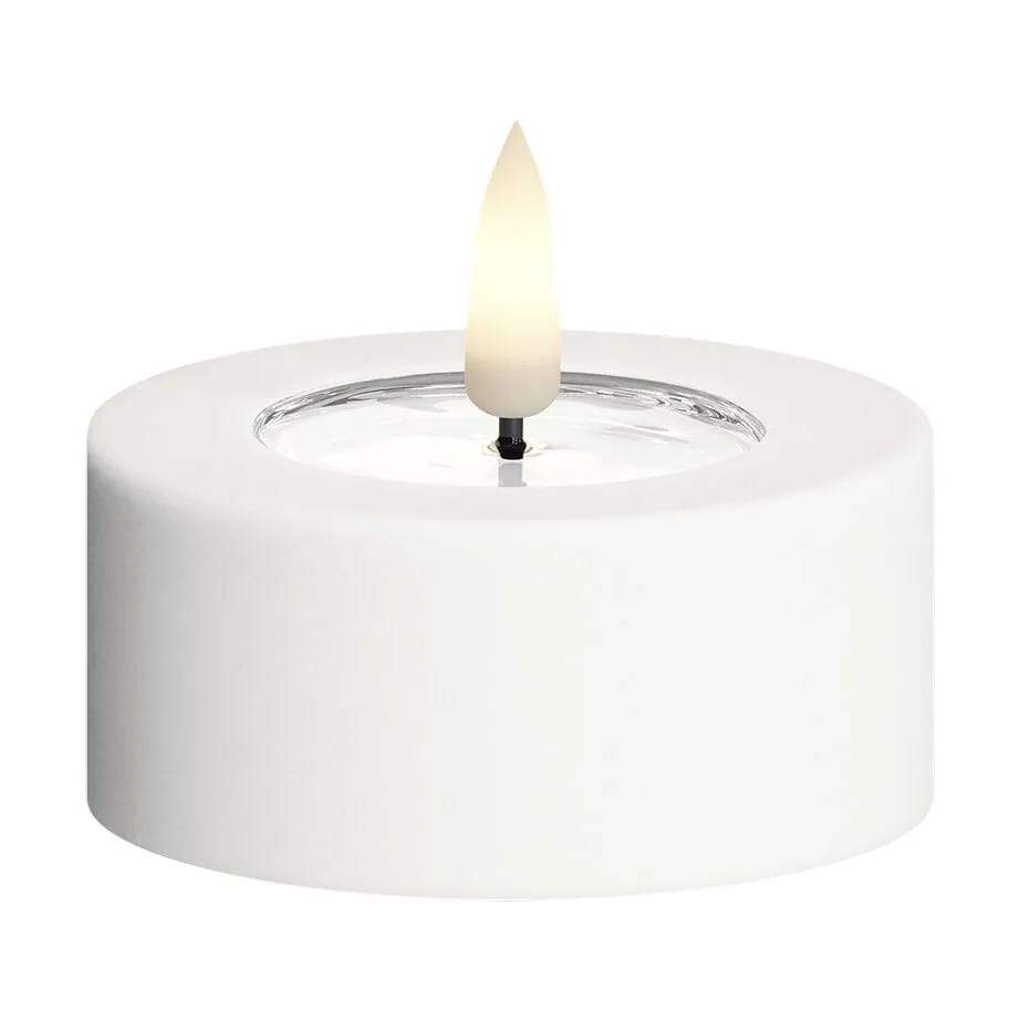 Deluxe Homeart LED-lys Udendørs LED Fyrfadslys - 2 stk. i Hvid, 3