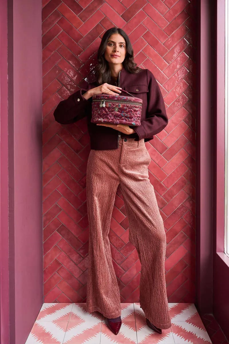 PIP Studio Øvrigt interiør Cleo Kosmetiktaske i Dark Pink, 2