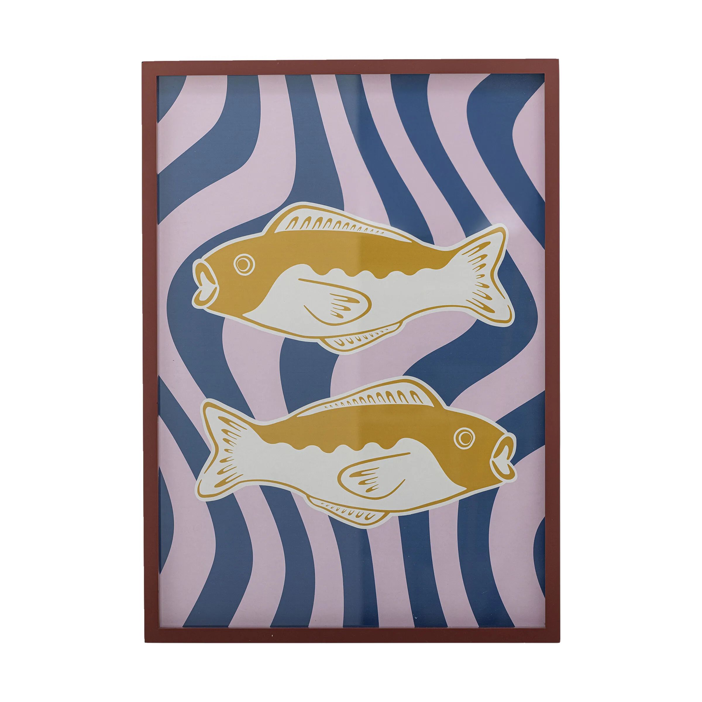 Bloomingville Plakater Billede - Remy Illustration med ramme i Remy, 1