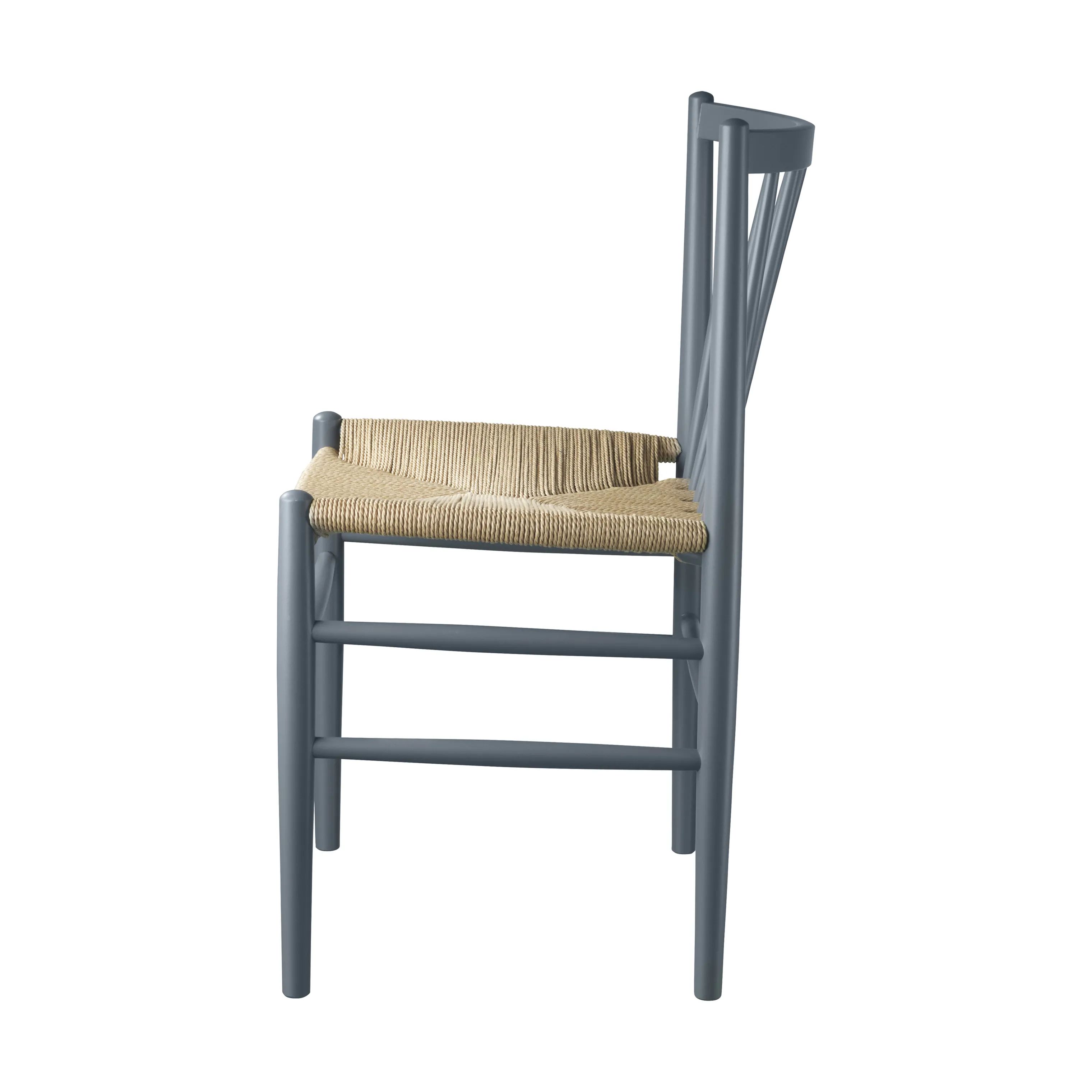 FDB Møbler Spisebordsstole J80 Spisebordsstol i Blue Grey (RAL7031), 3
