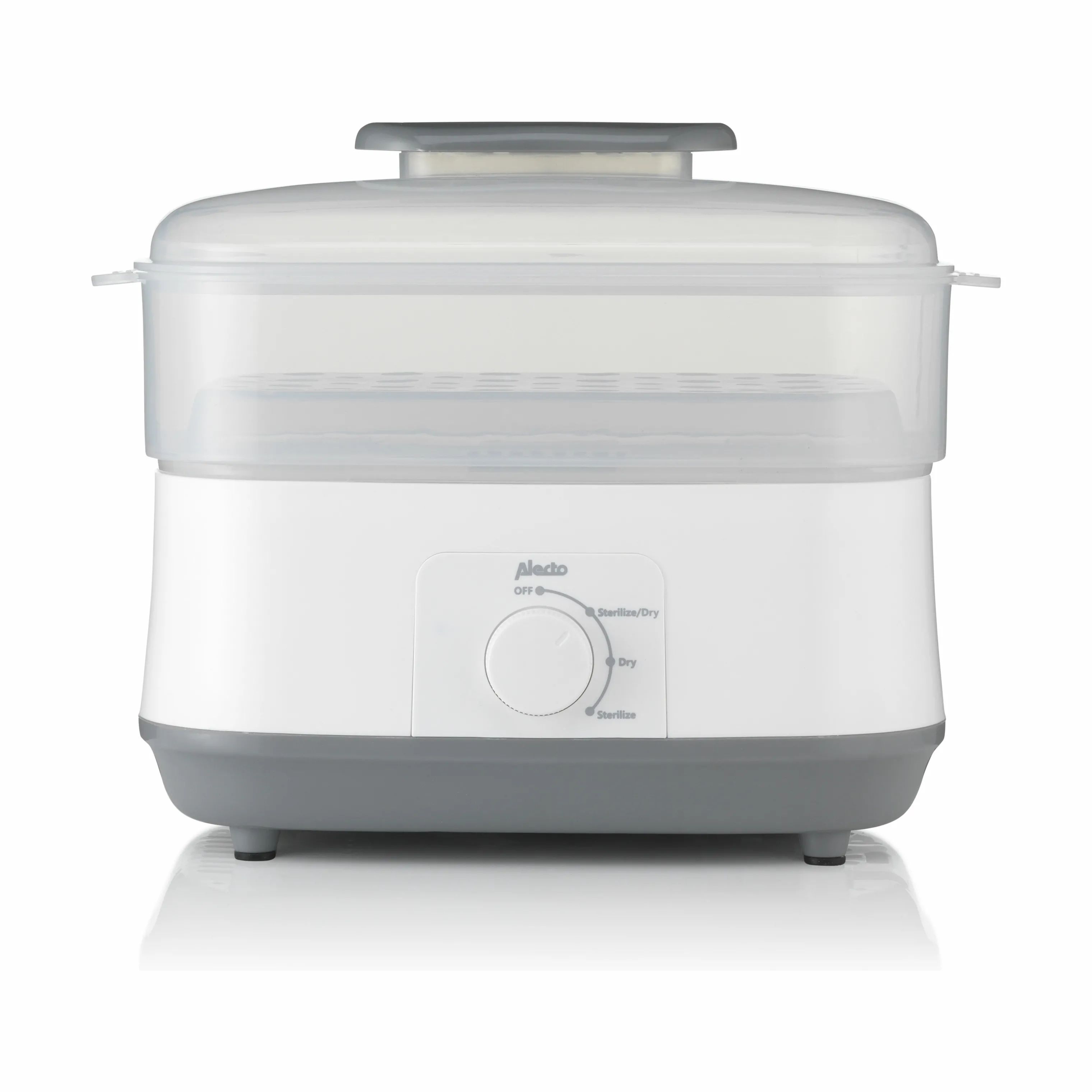 Alecto Baby Madtilberedning BF55 Dampsterilisator i Hvid, 8
