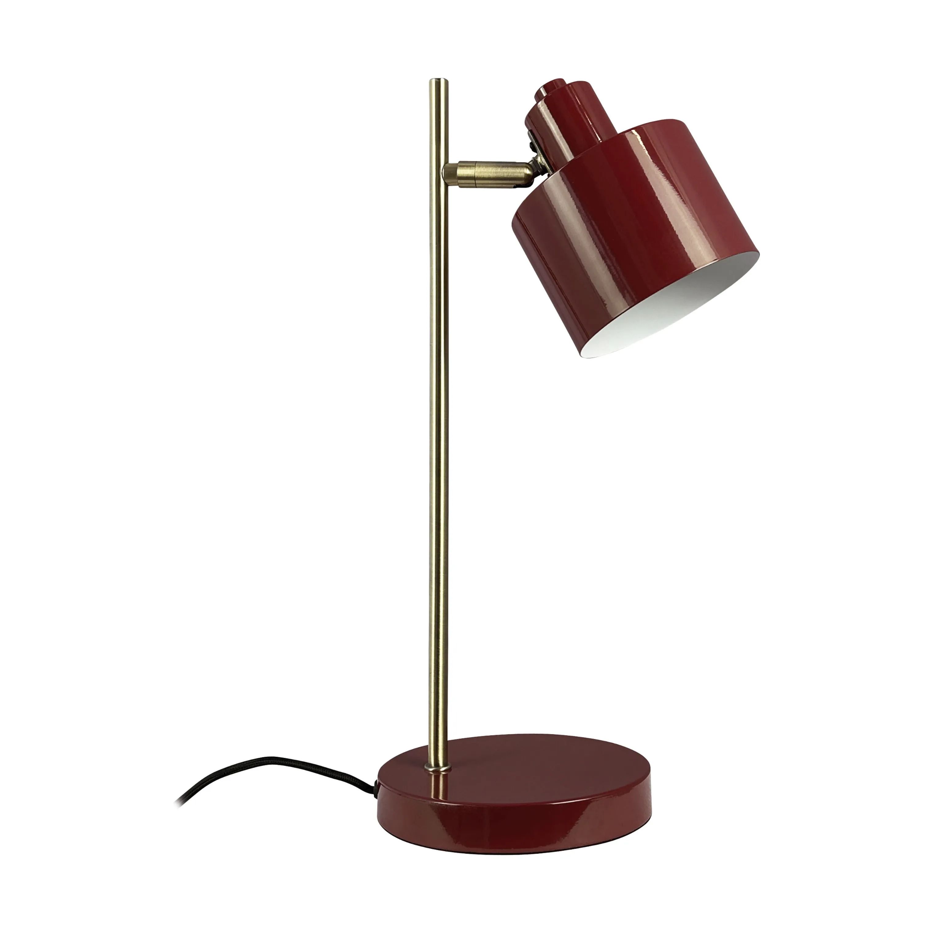 Dyberg Larsen Bordlamper Ocean Bordlampe i Mørkerød/ Messing, 4