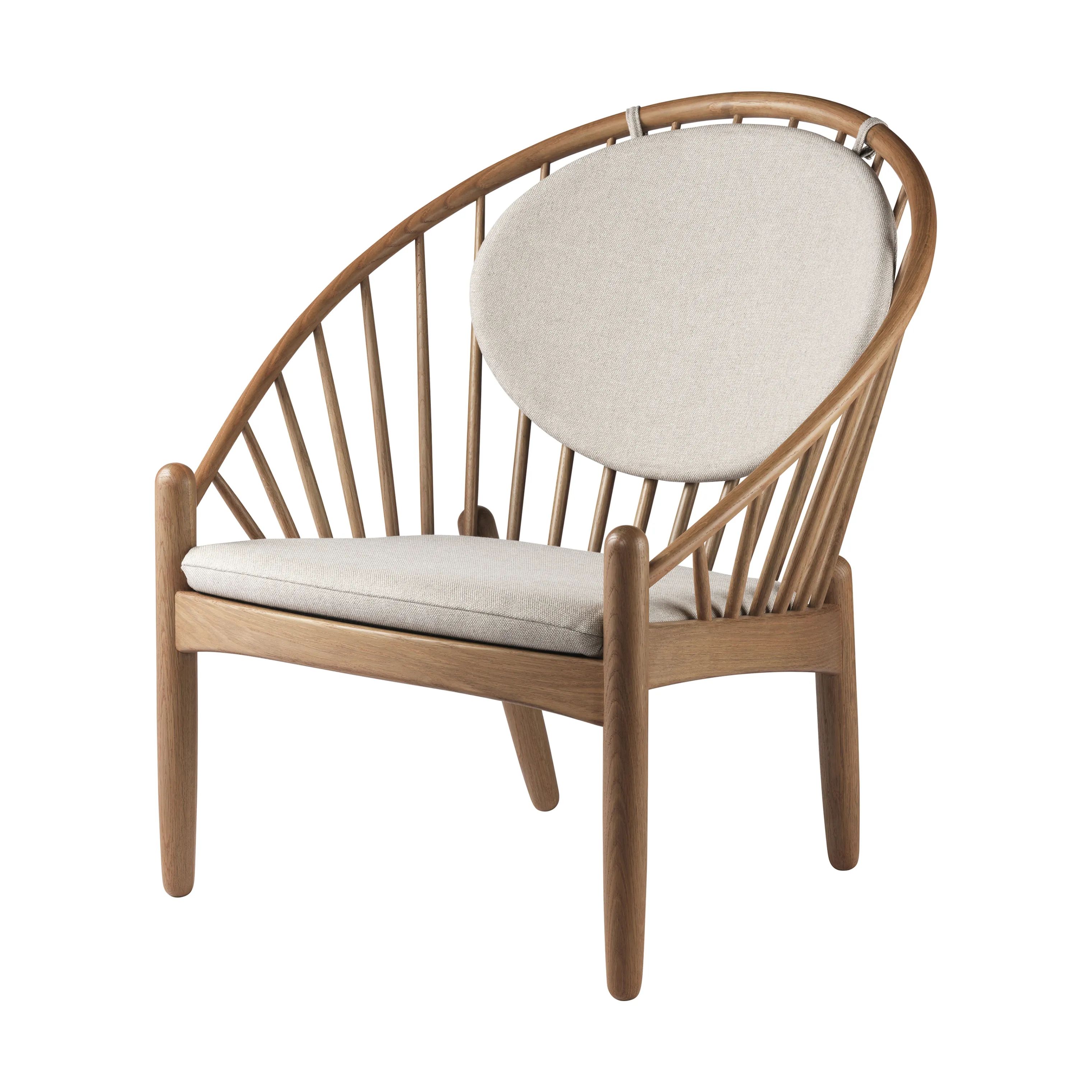 FDB Møbler Lænestole J166 Jørna Lænestol i Beige/røget, 3