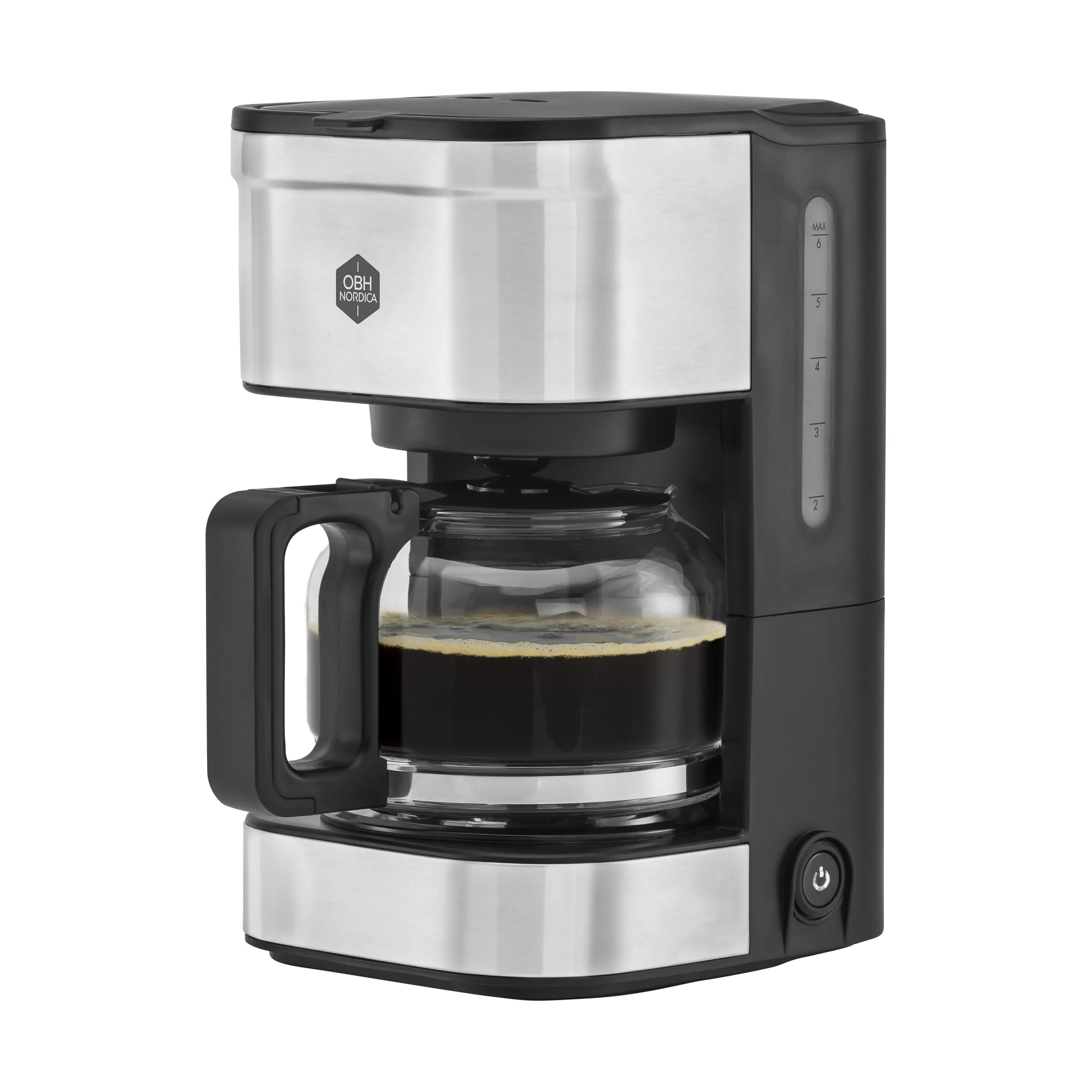 OBH Nordica Kaffemaskiner Coffee Prio Kaffemaskine i Sølvfarvet, 7