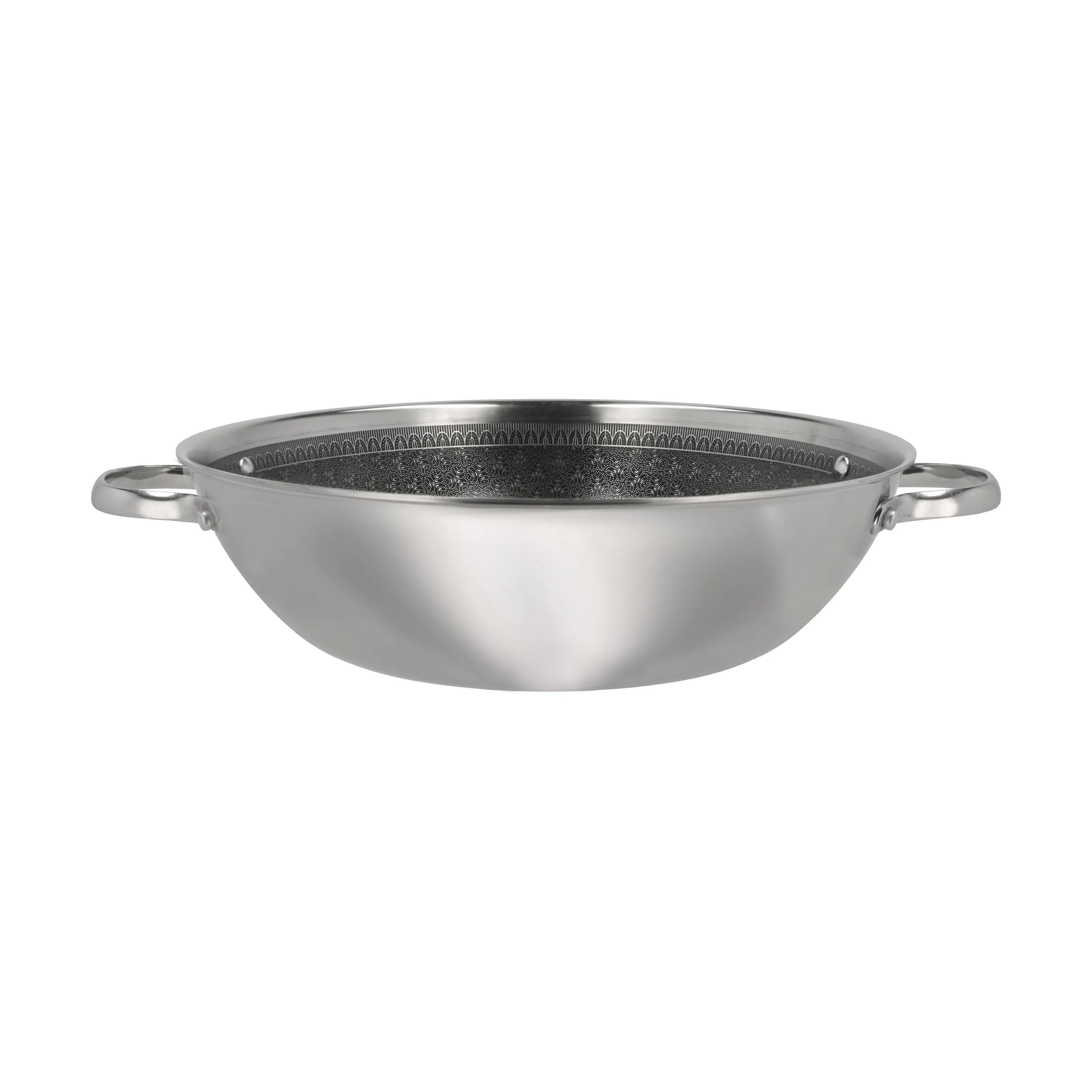 Pillivuyt Gourmet Wokpander Paillon Hybrid Wok i Sølv, 3