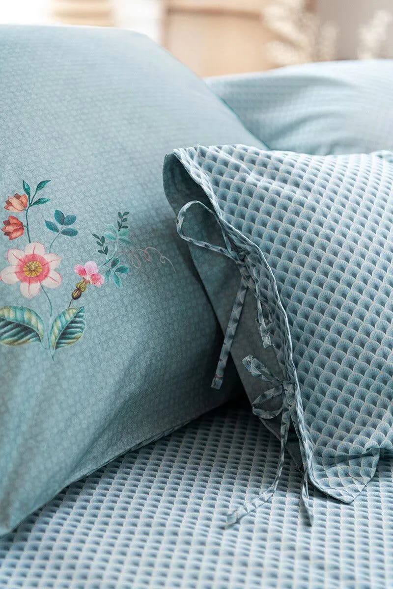 PIP Studio Sengetøj Okinawa Sengetøj i Blue , B200 x L220 cm, 4