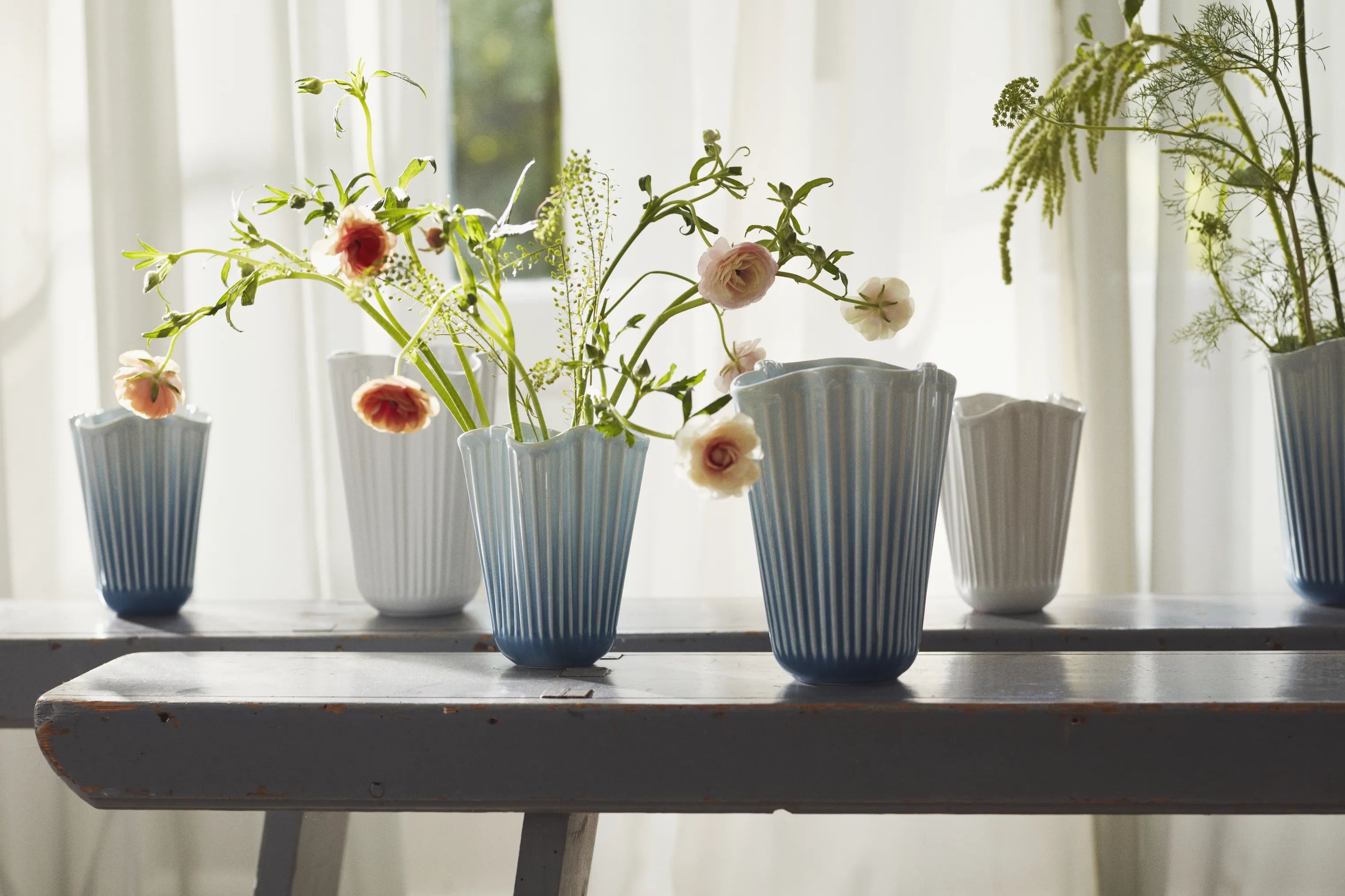Kähler Vaser Hammershøi Unfold Unfold Vase i 16,5 cm, 2