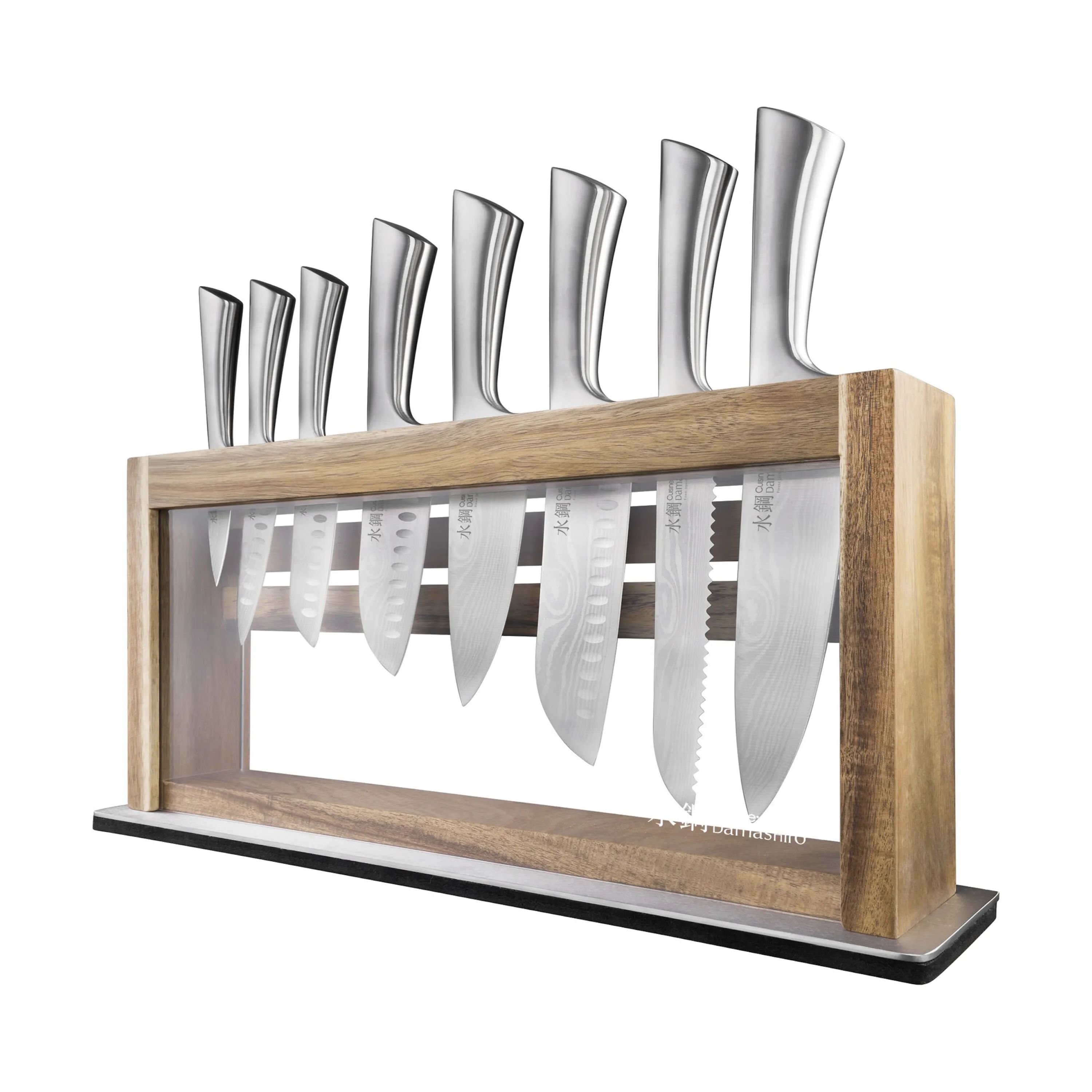 THE CUSTOM CHEF™ Knivsæt Cuisine::pro®
Damashiro® Damashiro Okada Knivblok - 9 dele i Stål, 1