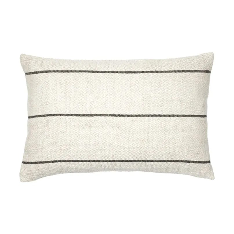 Broste Copenhagen Hovedpudebetræk Sigrid Pudebetræk i Light Beige/Black, B40 x L60 cm, 1