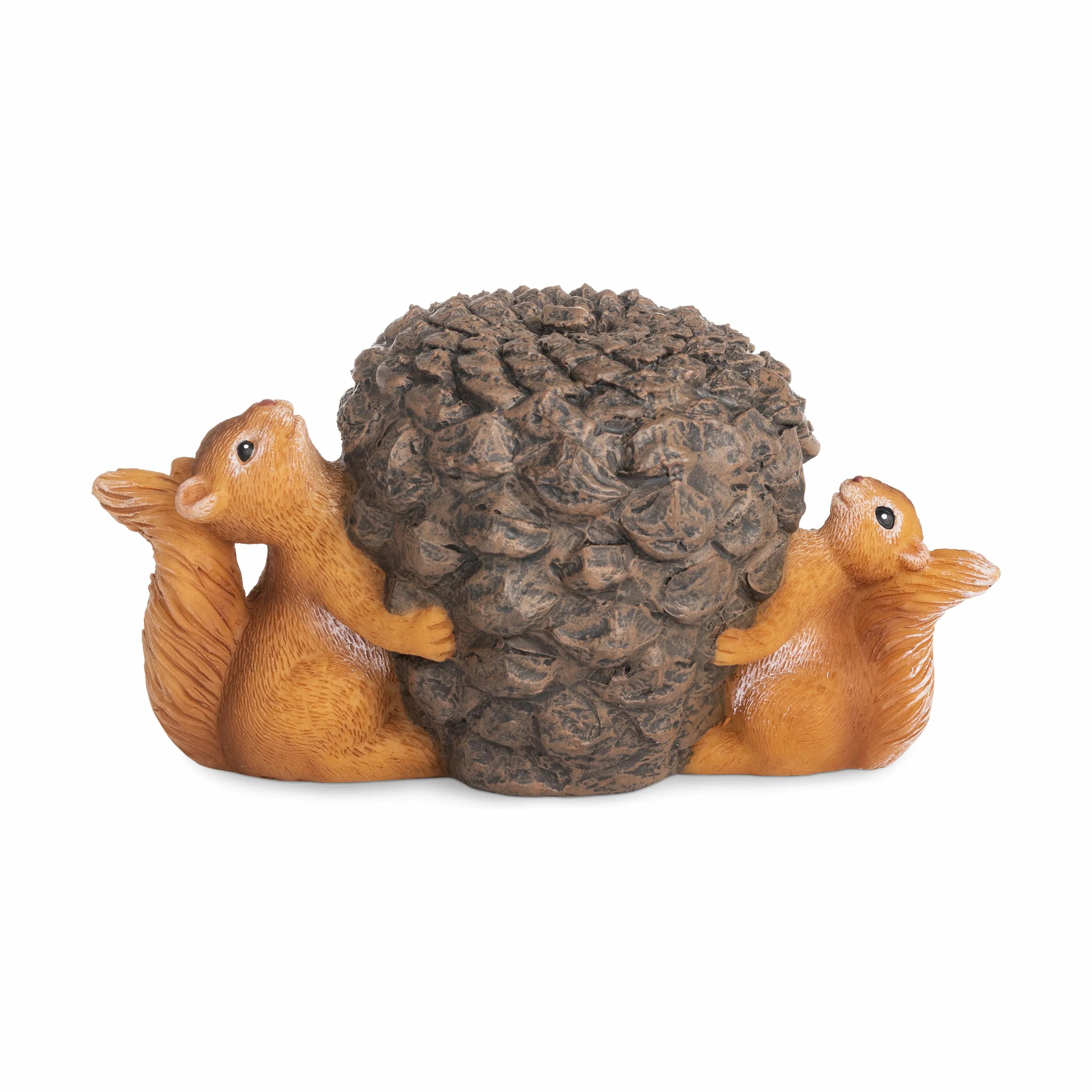 Lykketrold Dyrefigurer Familien Grandam Egernmor m. unge i brun;orange, 1