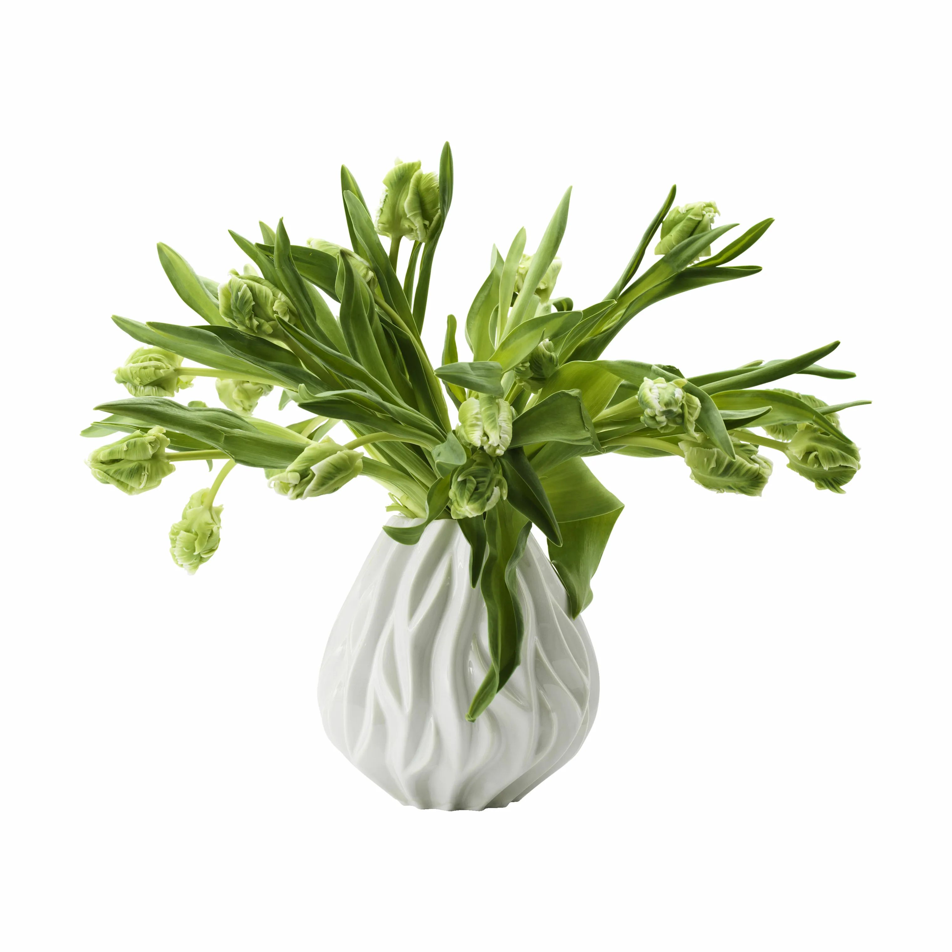 Morsø Vaser Flame Vase i Hvid, 19 cm, 3
