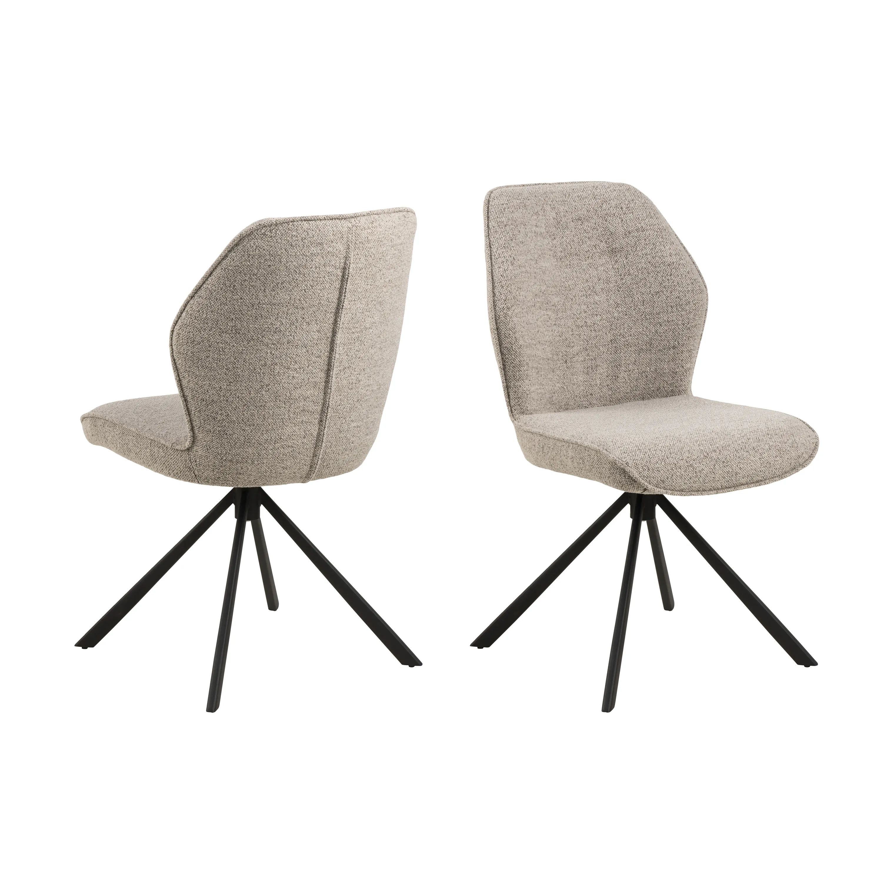 CASA Living Spisebordsstole Aura Spisebordsstol - 2 stk i Beige, 4