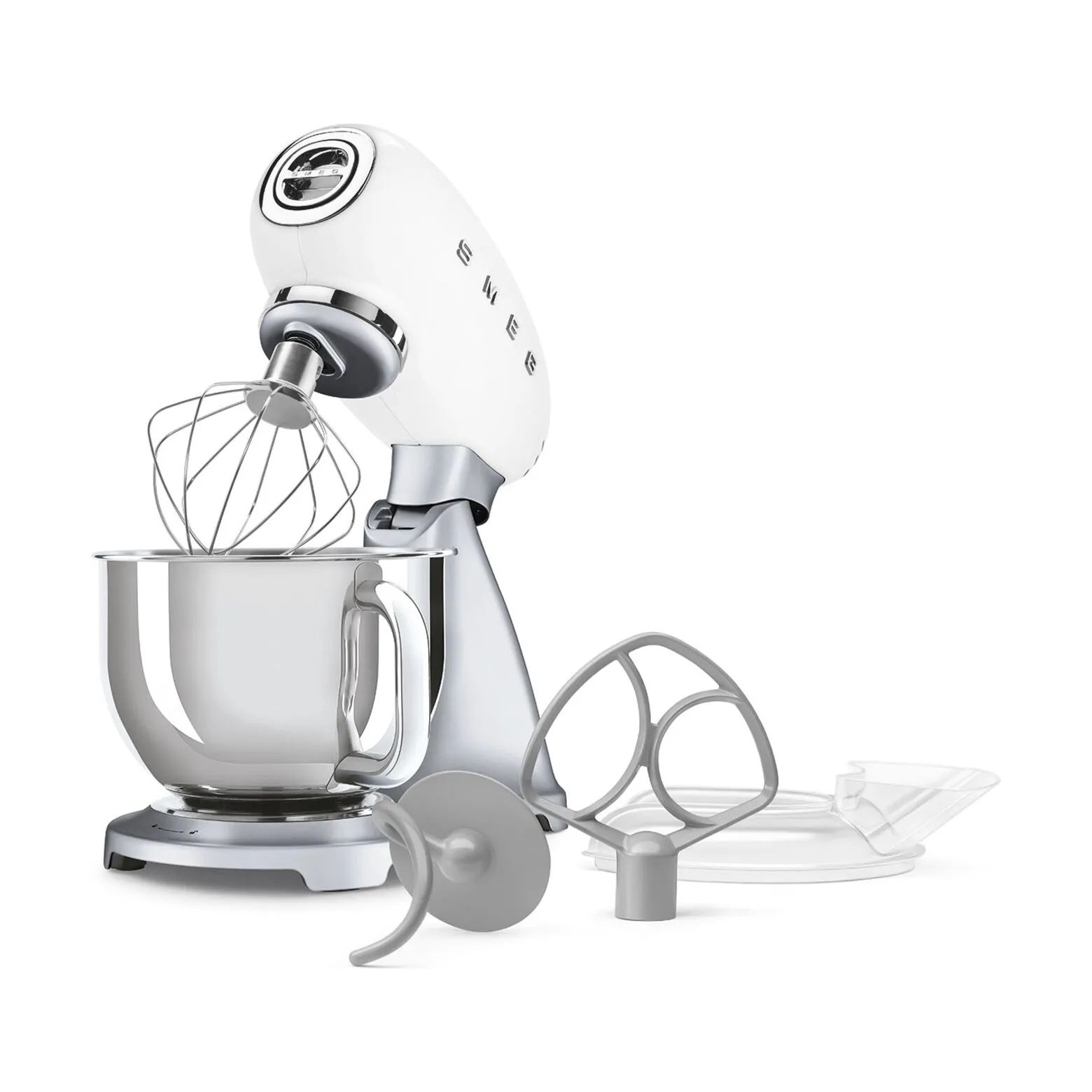 Smeg Røremaskiner 50's style Køkkenmaskine SMF04WHEU i hvid, 4