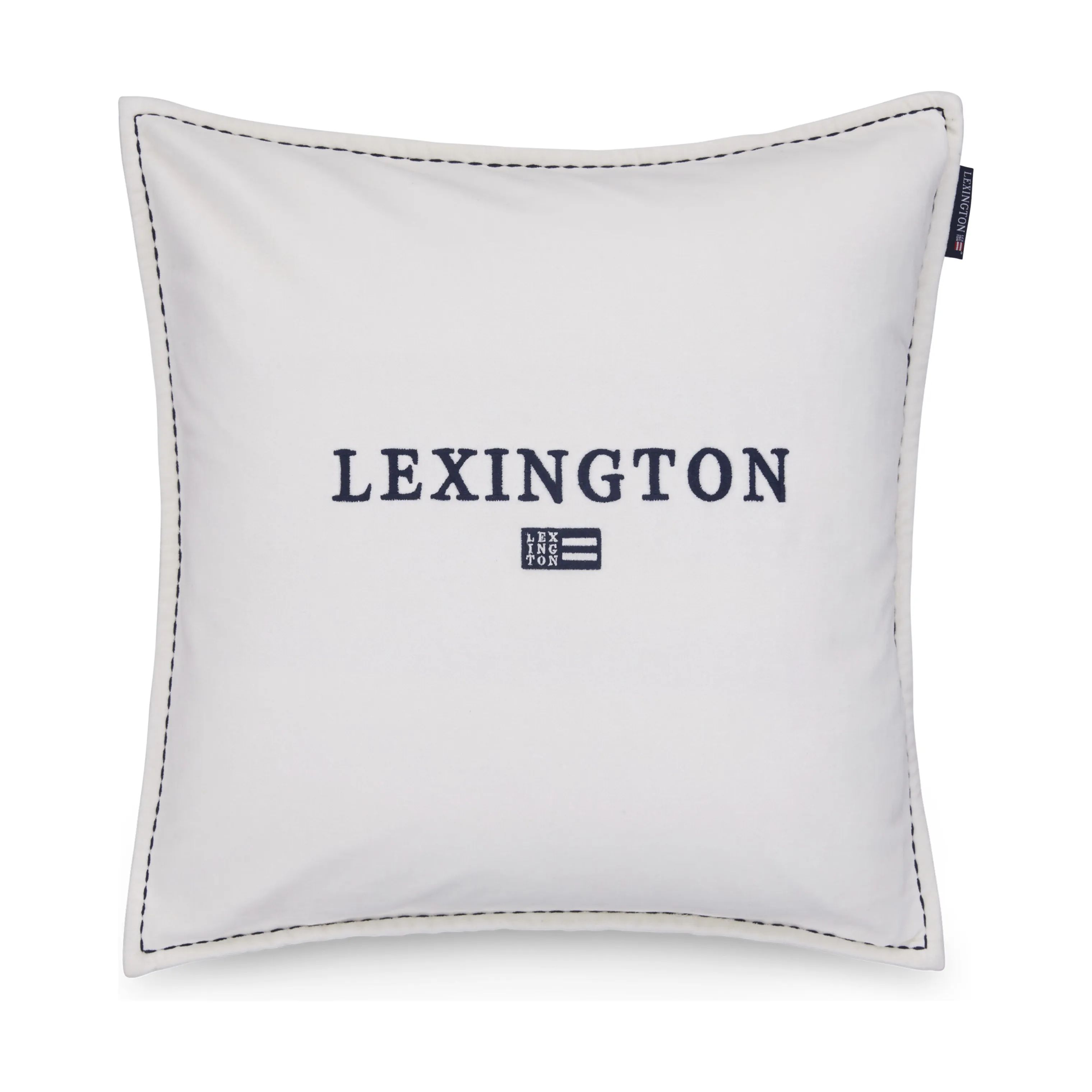 Lexington Pyntepudebetræk Icons Pudebetræk i White/Navy, 1