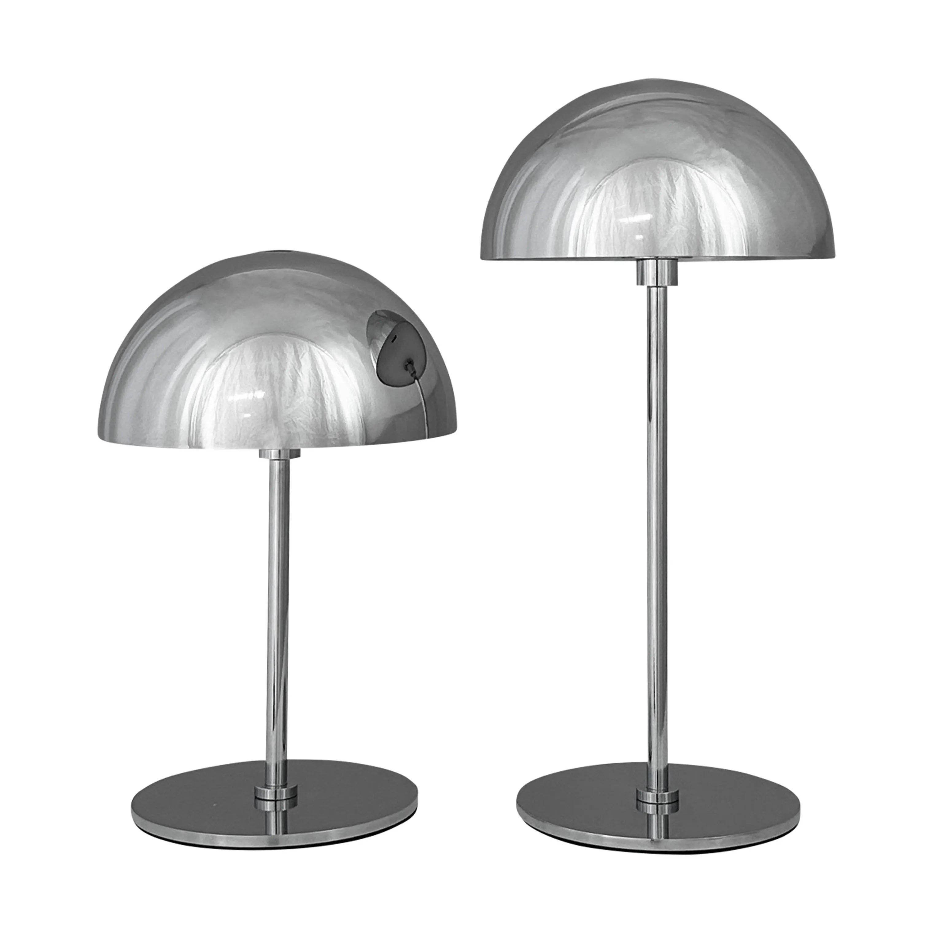 Dyberg Larsen LED-lamper Along LED-Bordlampe - 2 stk i Krom, 1