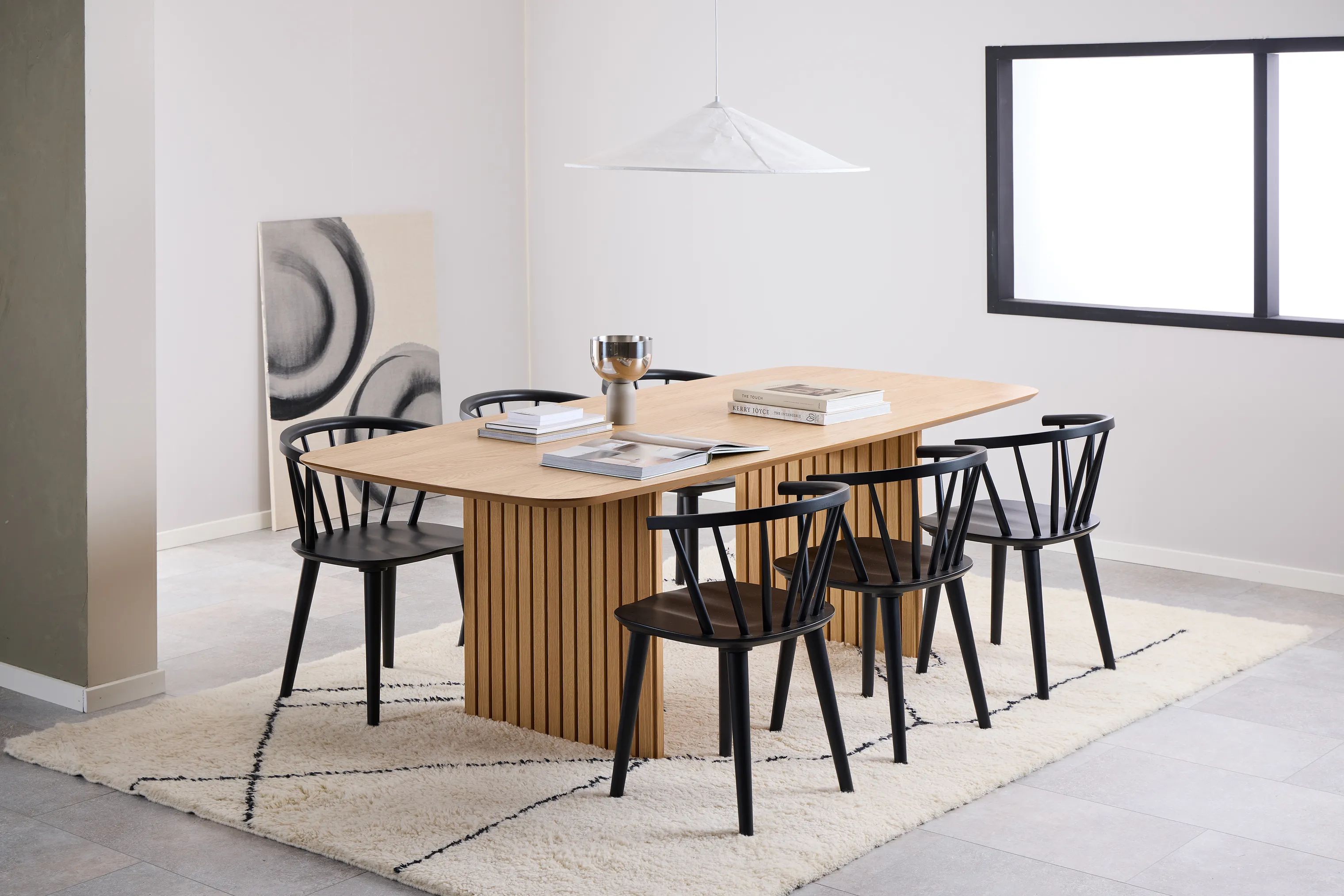 CASA Living Spisebordsstole Ida Spisebordsstol - 2 stk i Mat sort, 3