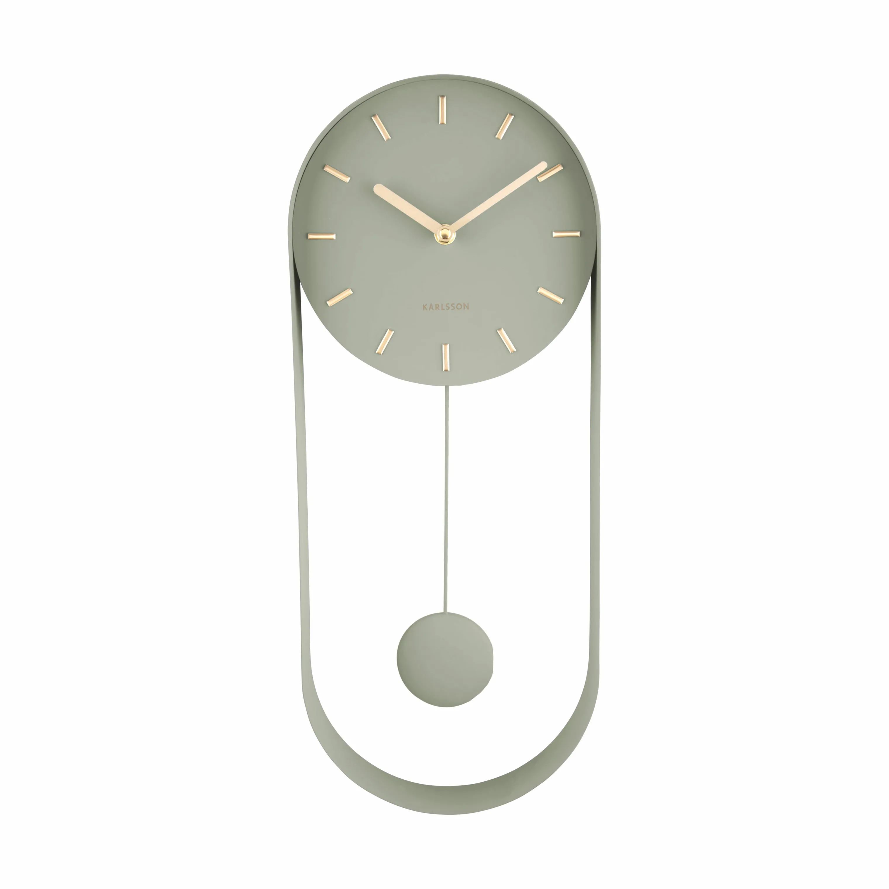 Karlsson Vægure Pendulum charm Charm Pendulum Vægur i Grøn, 1