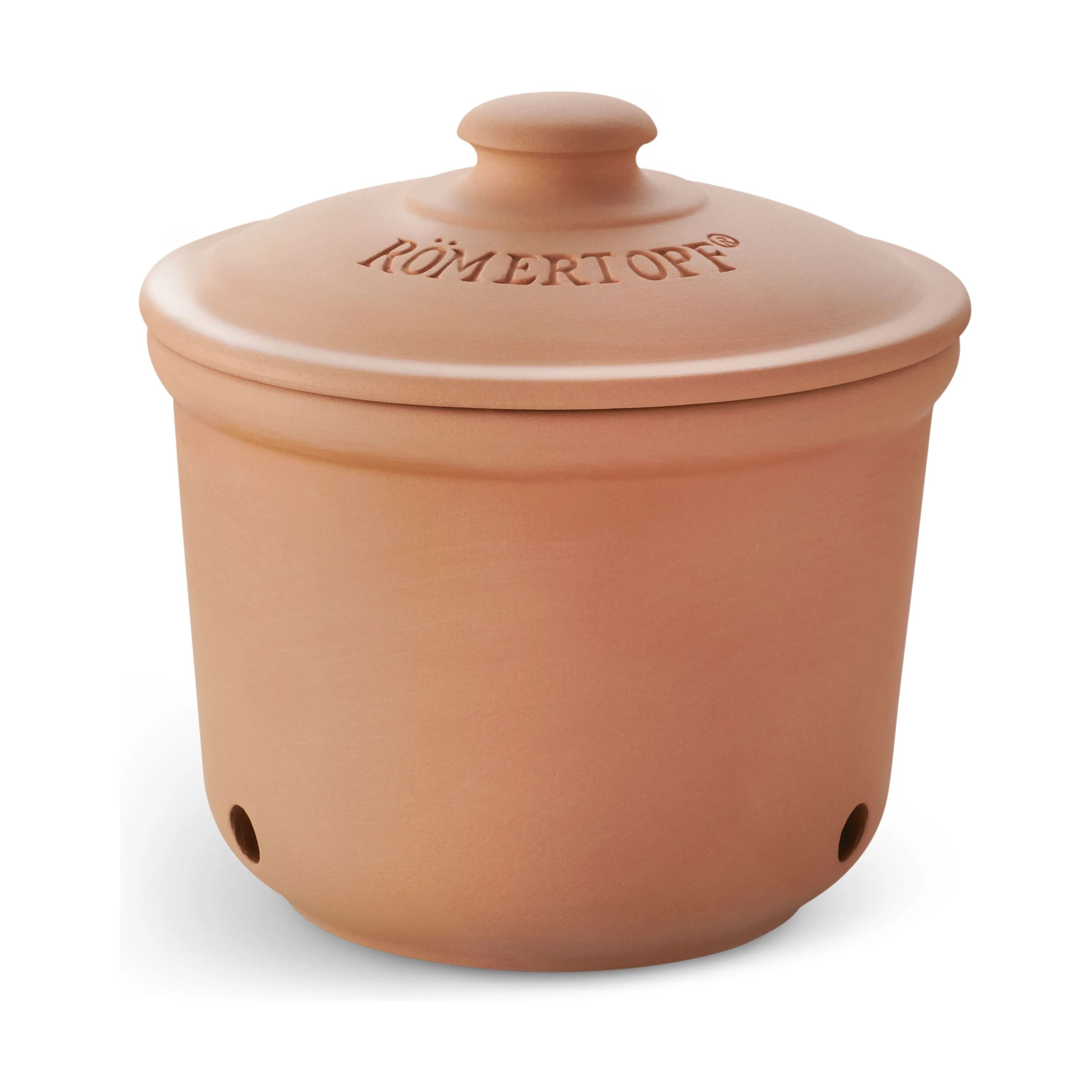 Römertopf Krukker med låg Opbevaringskrukke - Mini i Terracotta, 0.6 L, 1