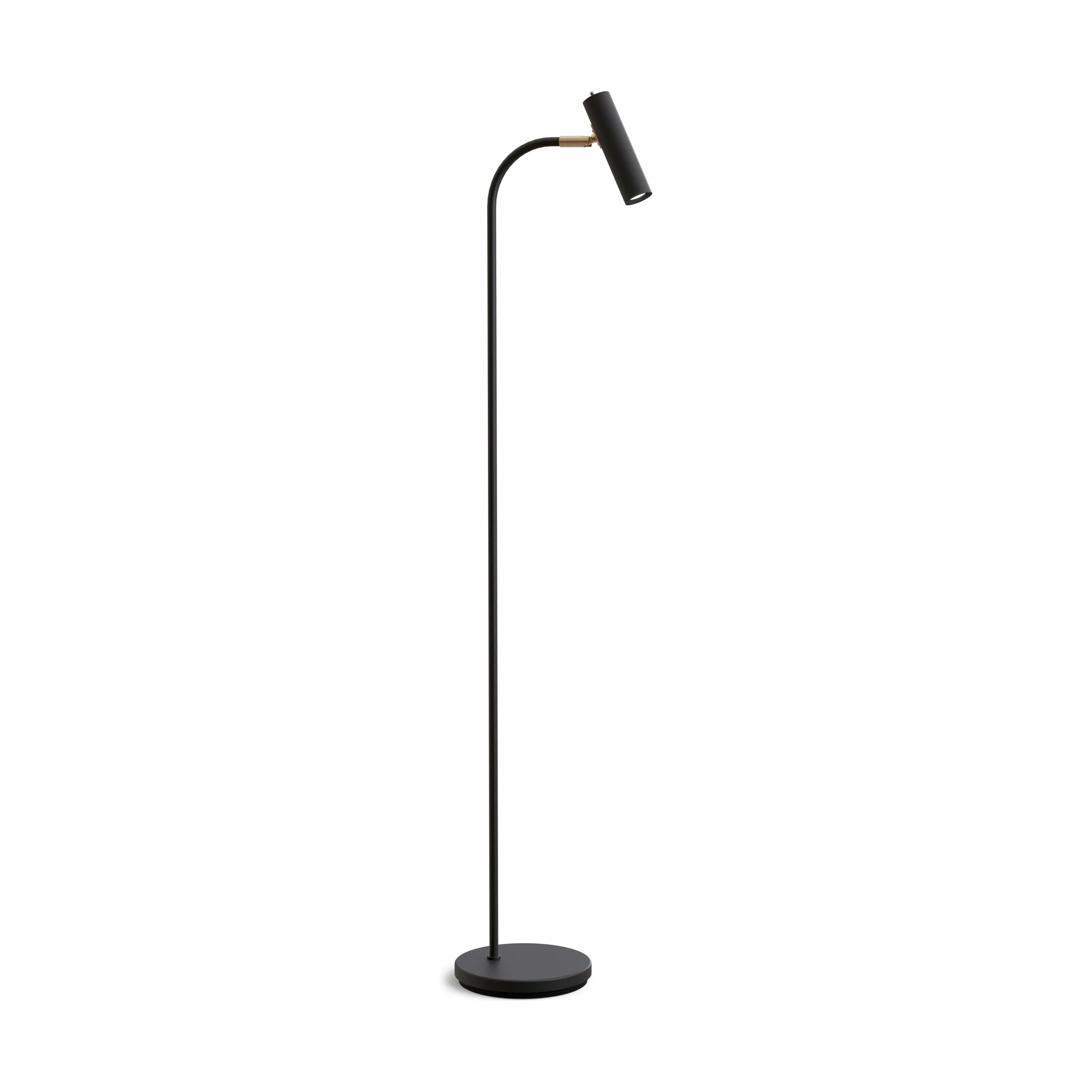 Belid Gulvlamper Slender Gulvlampe i Sort/messing, 1