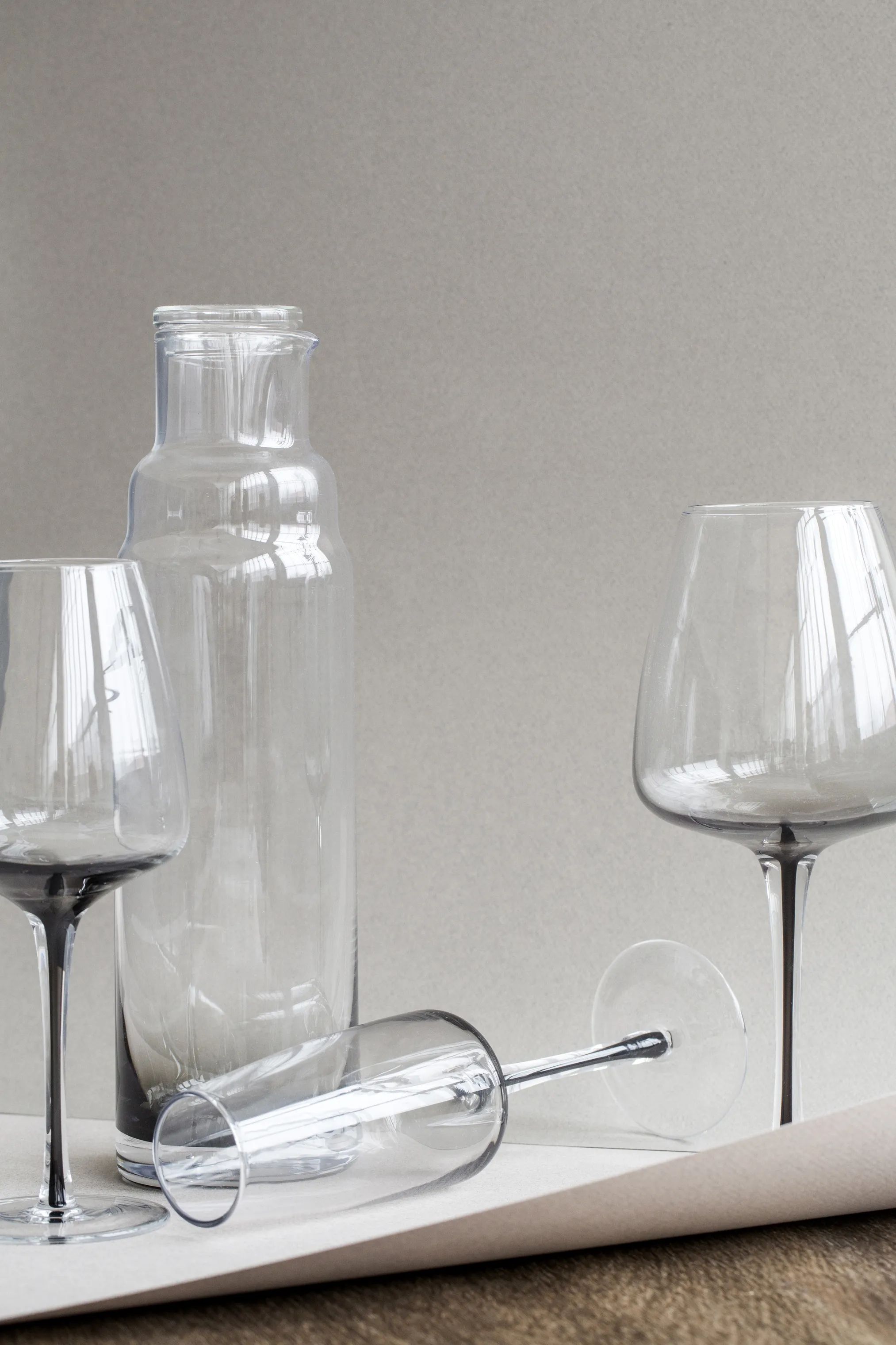 Broste Copenhagen Hvidvinsglas Smoke Hvidvinsglas i Smoke, 2