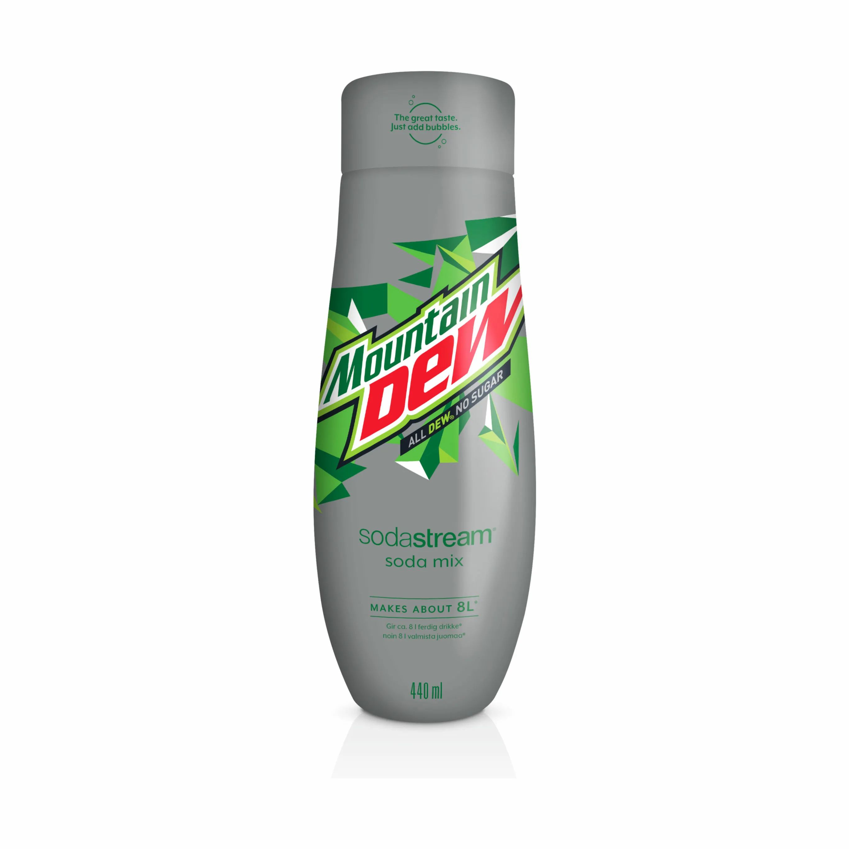 SodaStream Smagskoncentrater Sirup - Mountain Dew Diet i Mountain Dew Diet, 1
