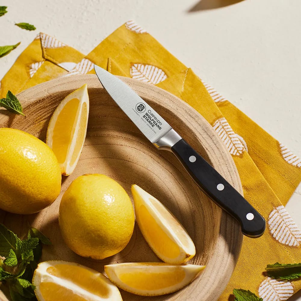 THE CUSTOM CHEF™ Urteknive Cuisine::pro® WOLFGANG
STARKE™ Cuisine::pro WOLFGANG STARKE™ Urtekniv i Sølvfarvet/sort, 2