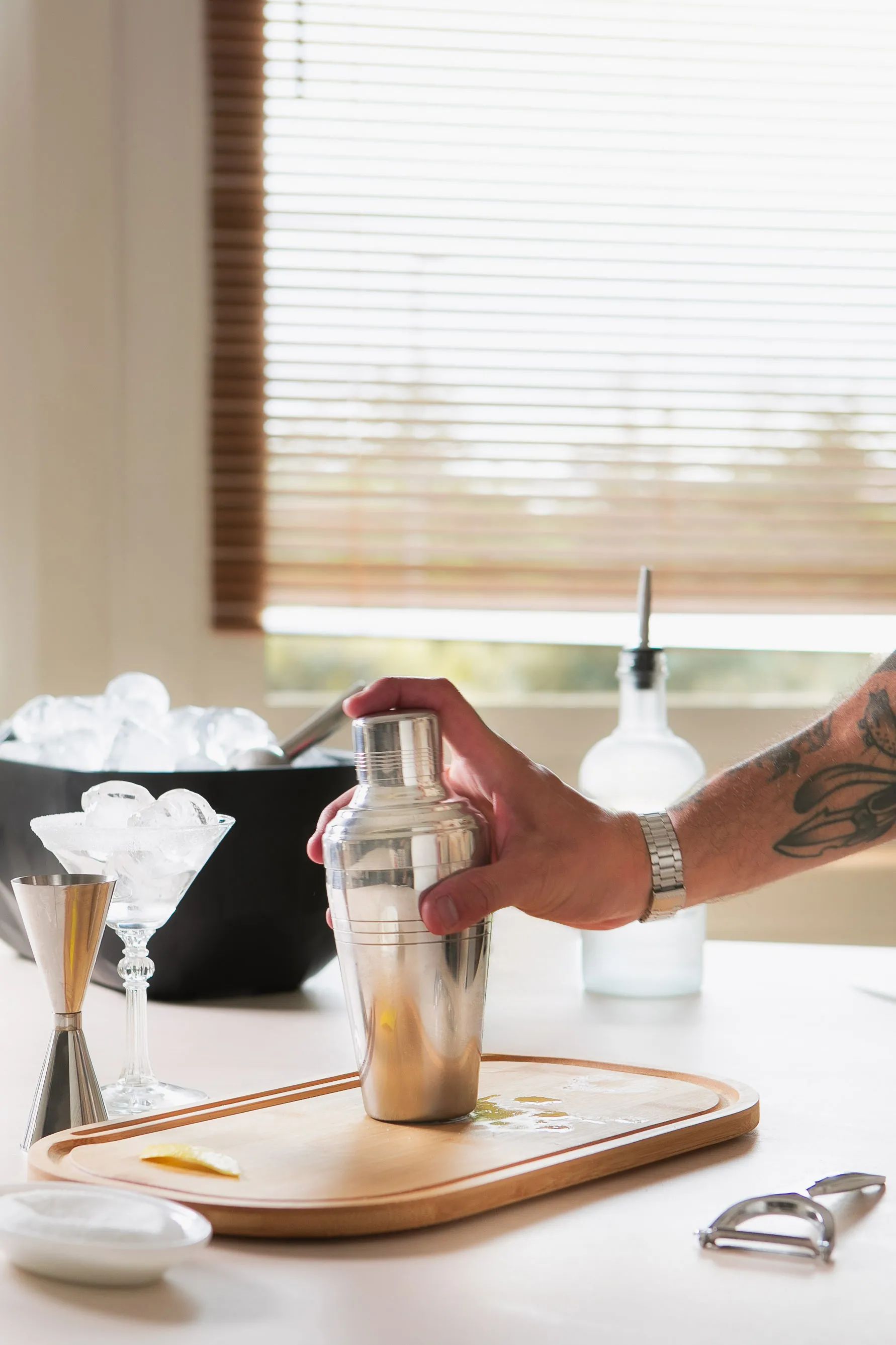 Cocktail Club Øvrigt bartilbehør Shaker i stål, 3
