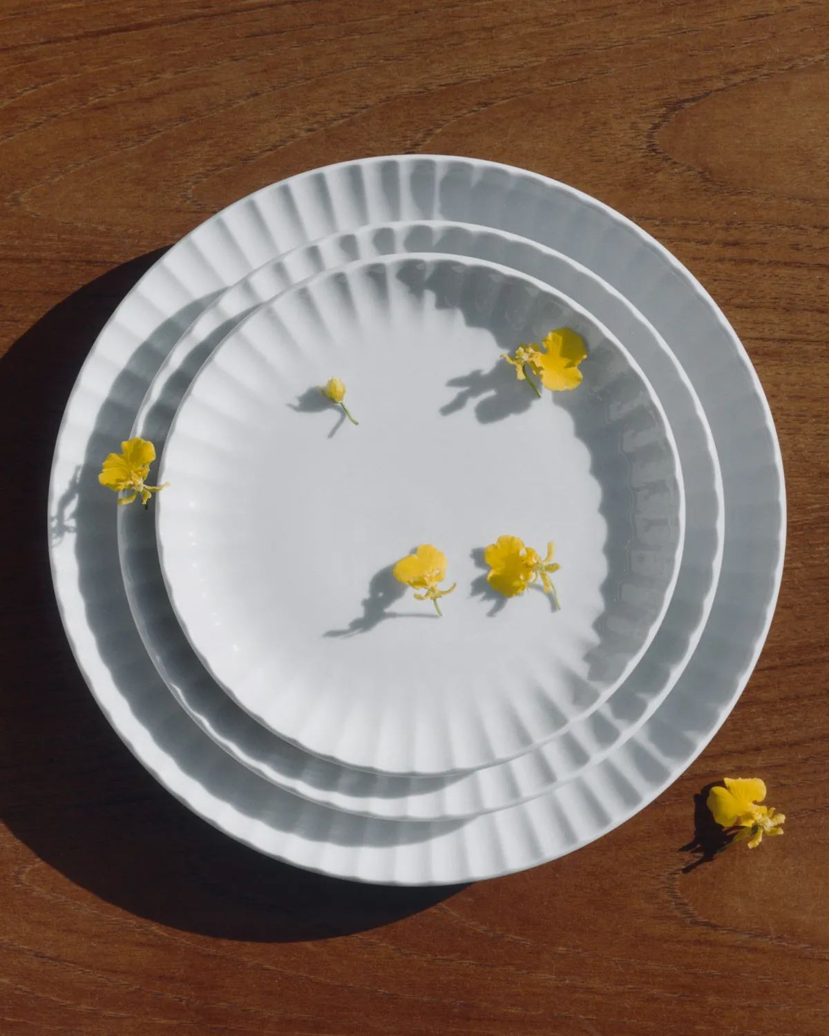 Georg Jensen Kagetallerkener Bernadotte Coupe Kagetallerken i Hvid, 3
