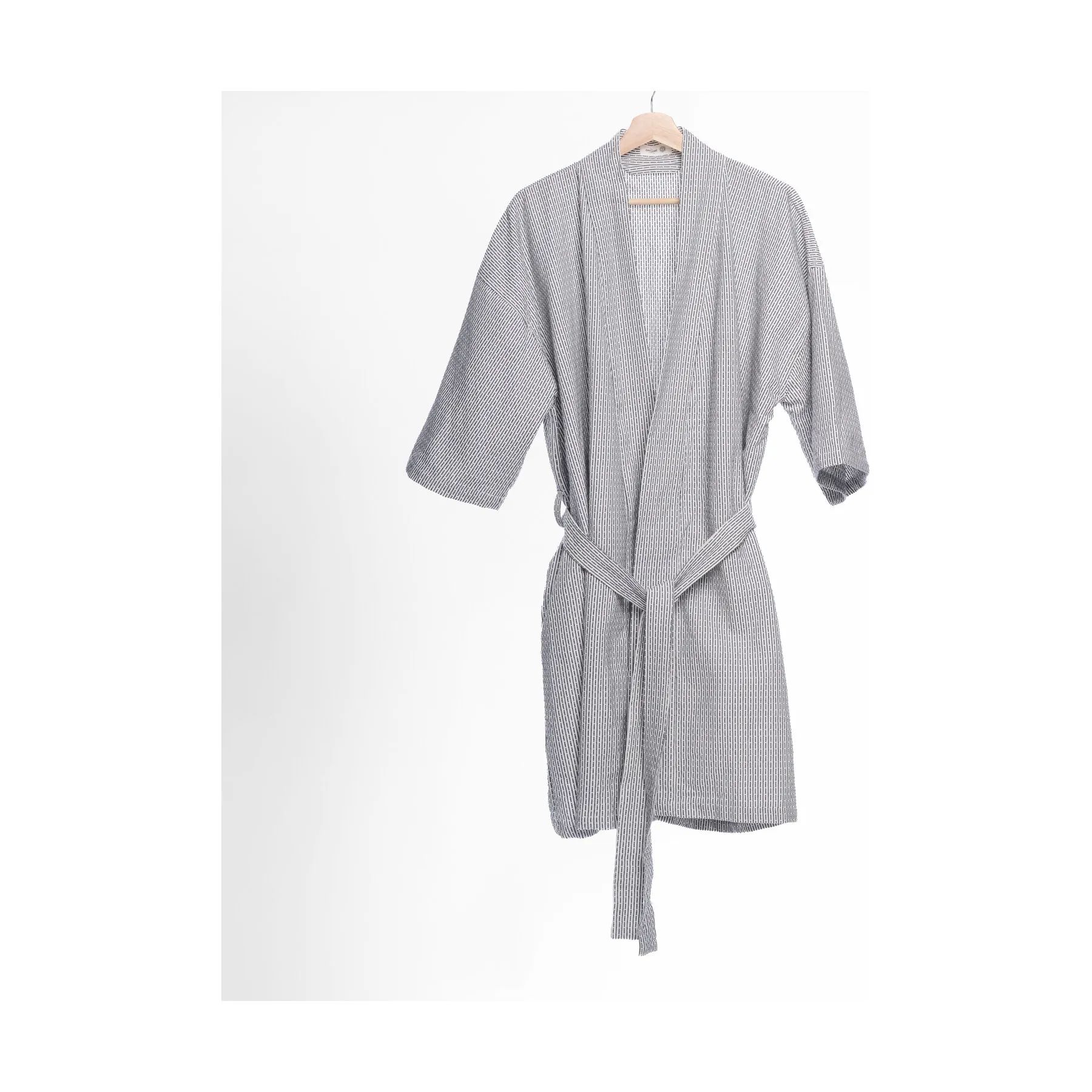 The Organic Company Morgenkåber Wellness Badekåbe i 180 Morning grey, M/L, 3