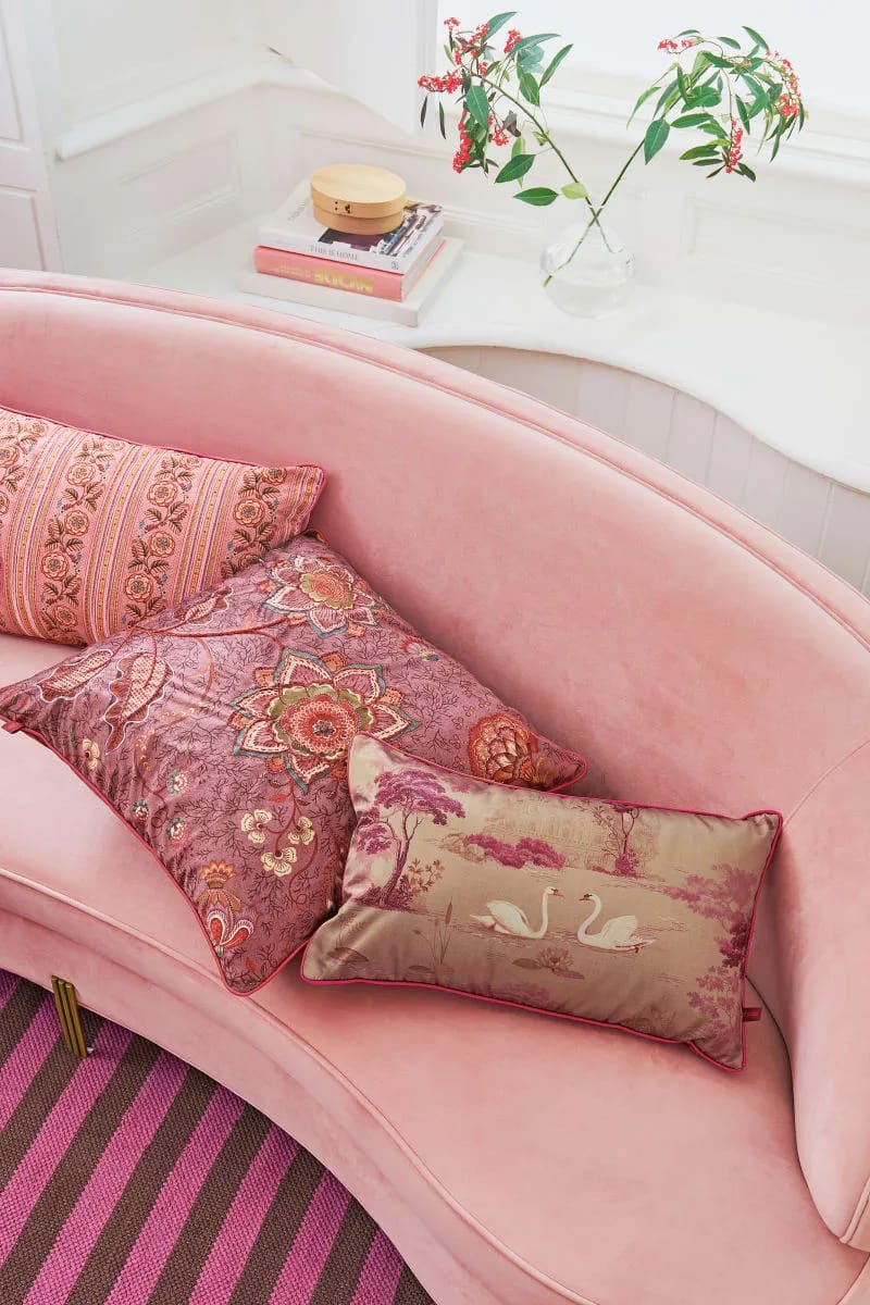 PIP Studio Pyntepuder Pip Studio Home Textiles Darjeeling Pyntepude i Pink, 3