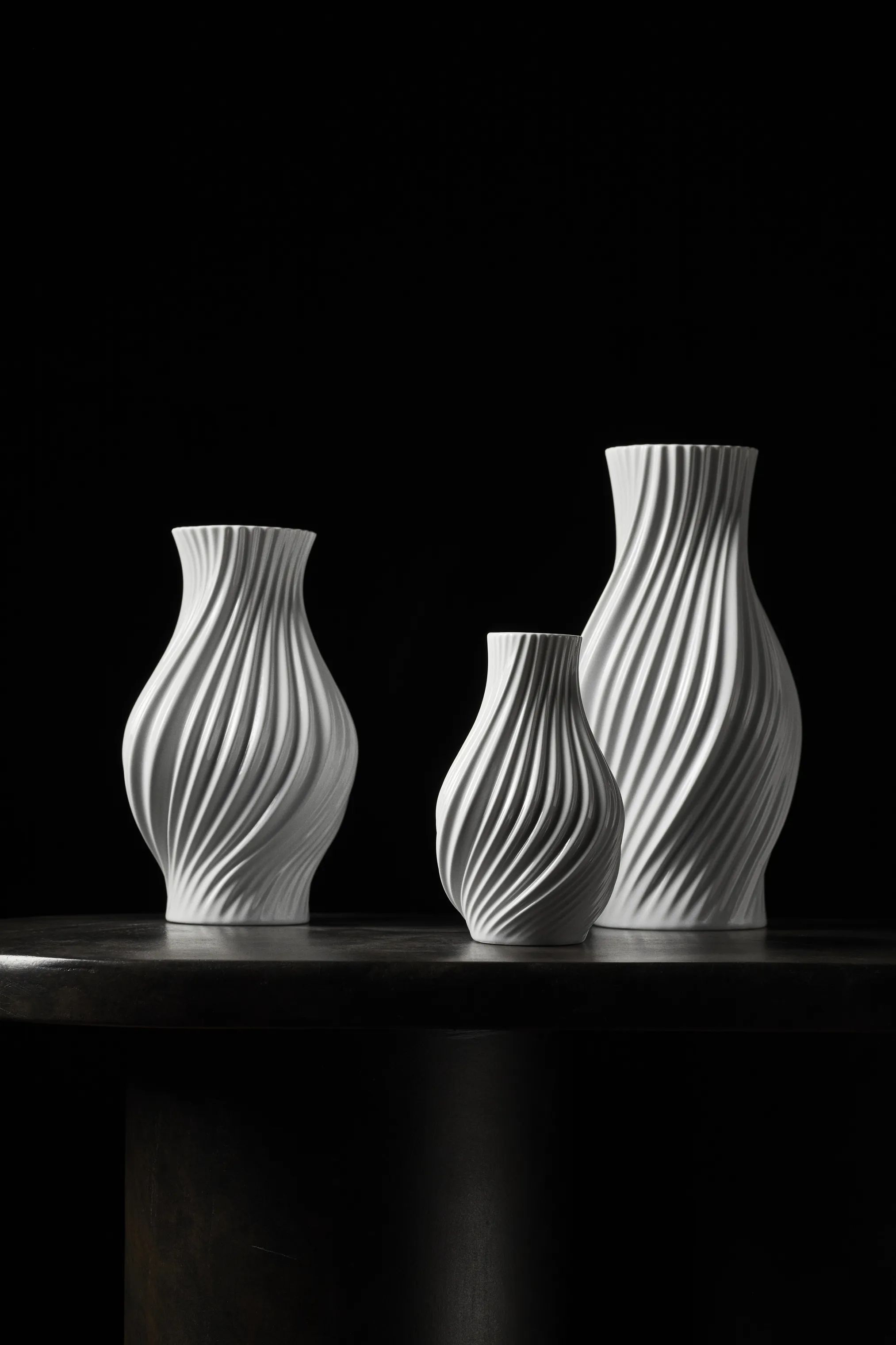 Lyngby Porcelæn Vaser Twist Vase i 31 cm, 6