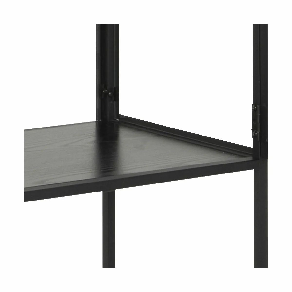 CASA Living Reoler og tilbehør Seaford Vitrine i Sort, 185,6 cm, 4