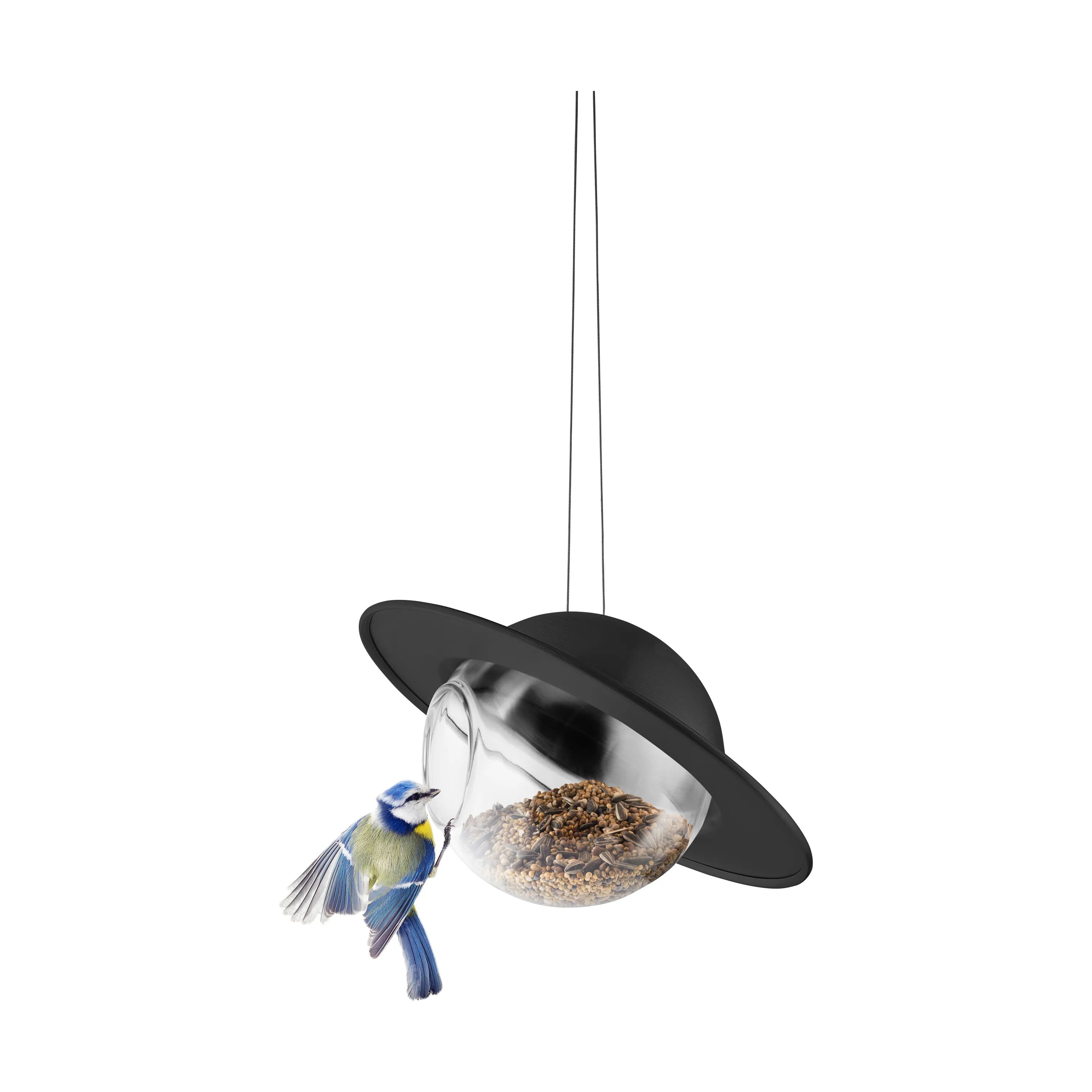 Eva Solo Foderkugler og foderrør Saturn Fuglefoderkugle i Black, 4