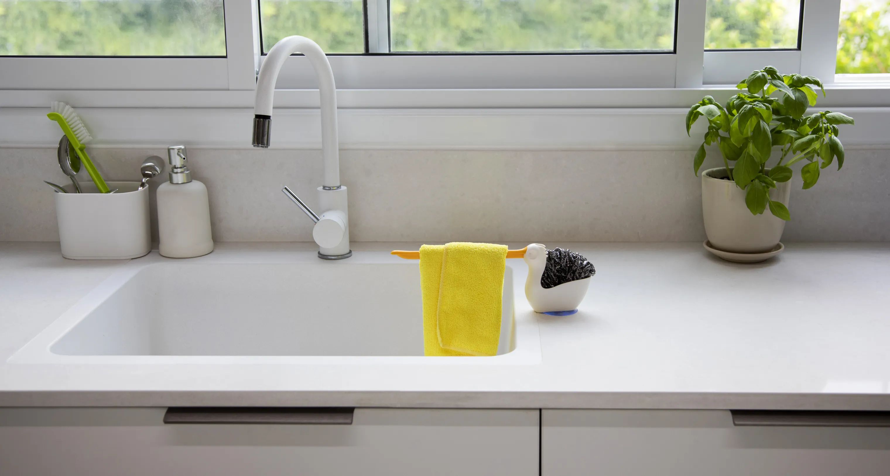 Peleg Design Øvrigt tilbehør til opvask Holder til Skuresvamp - Pelix i Hvid, 3