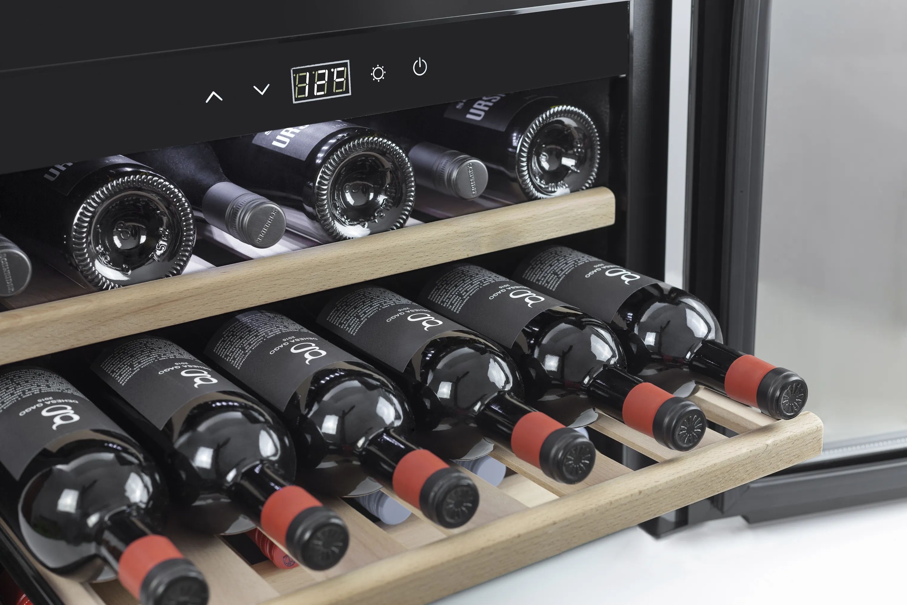Caso Vinkøleskabe Winesafe Vinkøleskab i Sort/sølv, 2