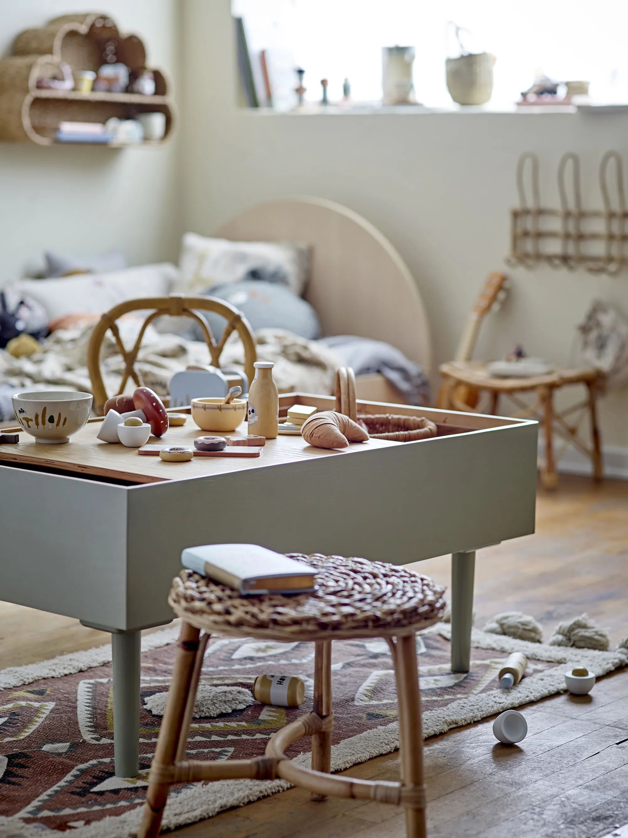Bloomingville Mini Til børneværelset MINI Adda Legetøjsmad i Blå, 5