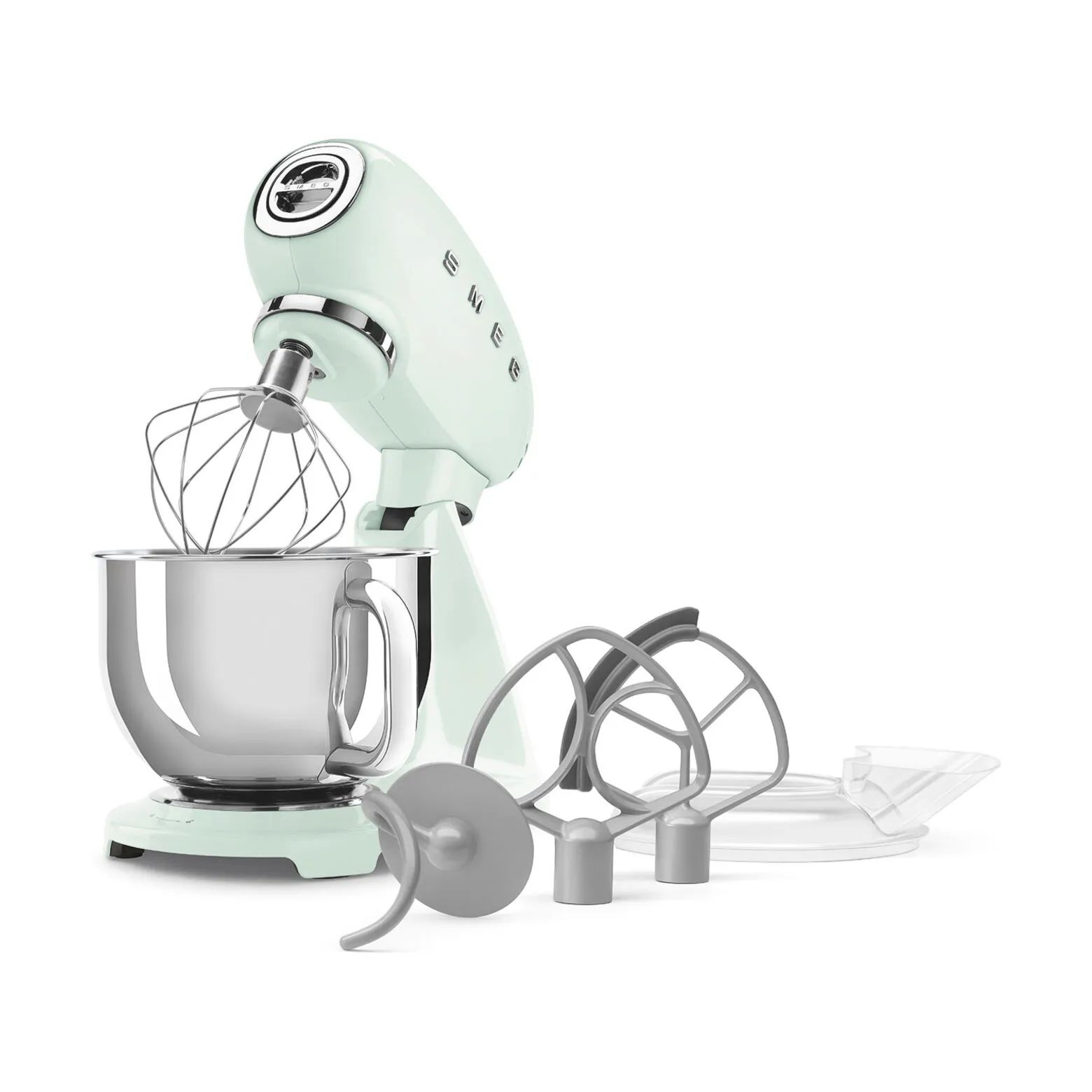 Smeg Røremaskiner 50's style Køkkenmaskine SMF05PGEU i pastelgrøn, 4