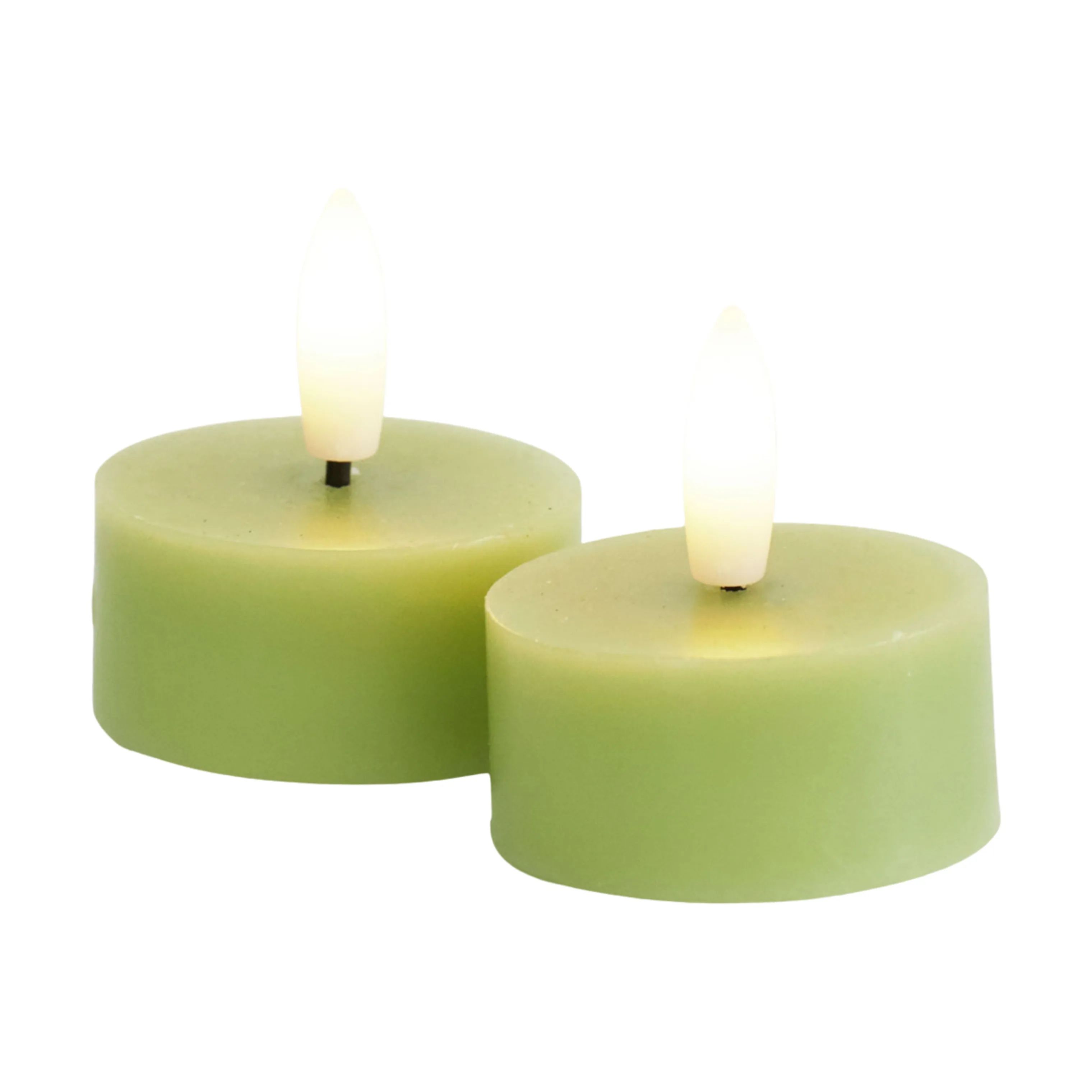 Sirius LED-lys Sille LED Fyrfadslys - 2 stk. i Spring Green, 2,2 cm, 1
