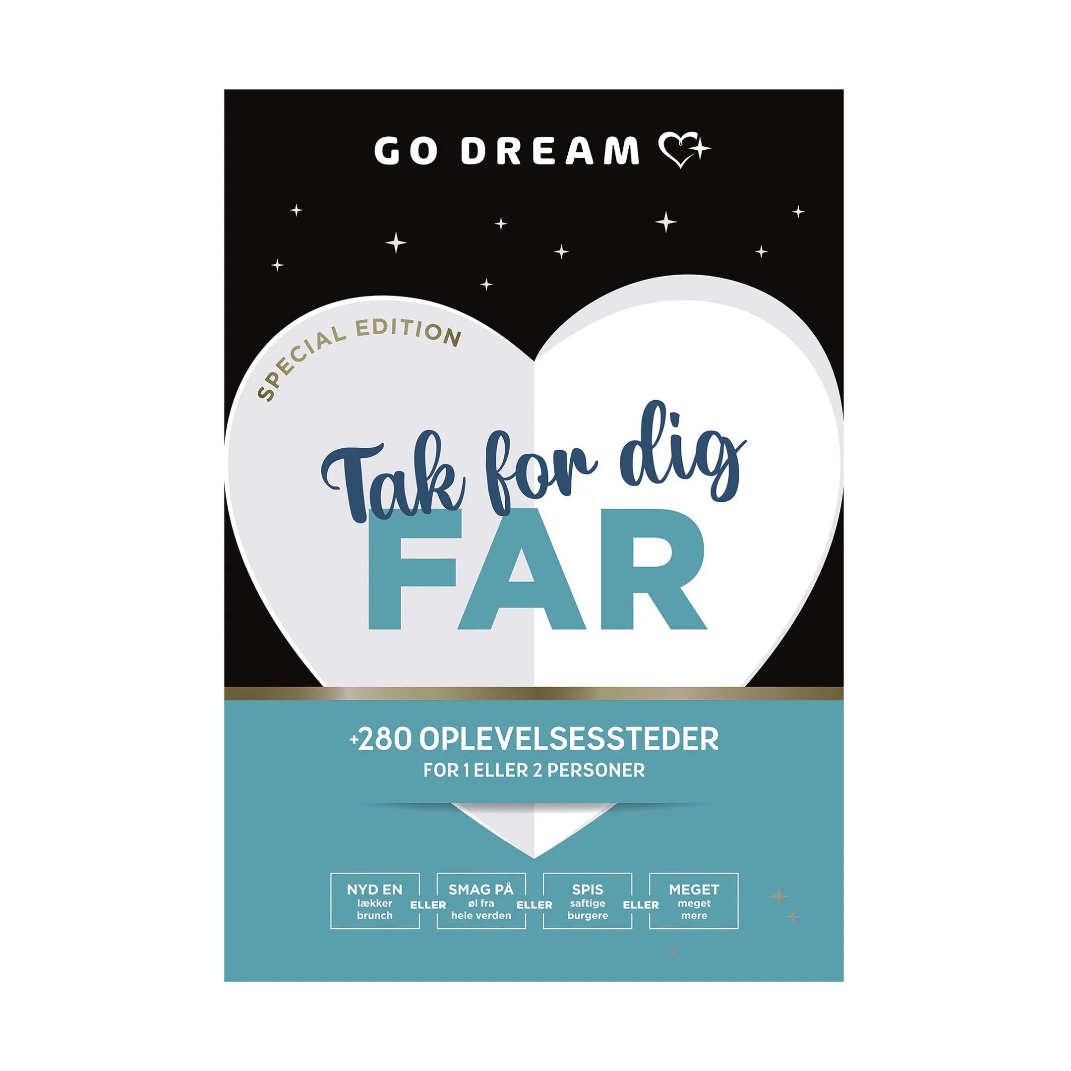 GO DREAM Oplevelsesgavekort Gavekort - Tak for dig far i Tak for dig far, 1