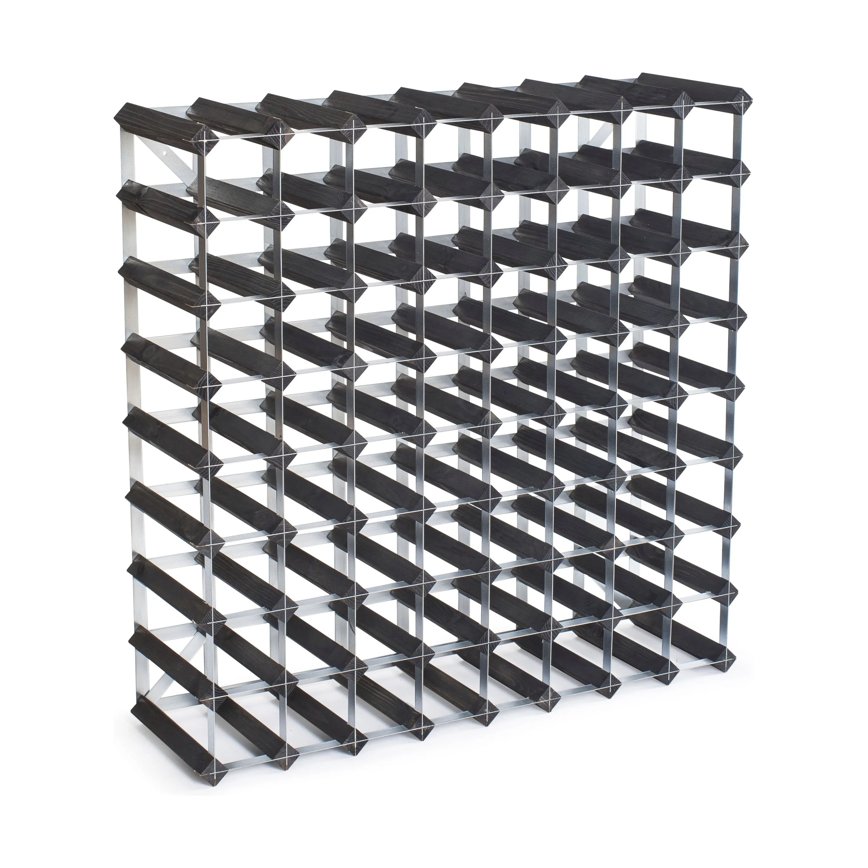 Traditional Wine Racks Vinreoler Vinreol i Sort ask, 72 flasker, 1