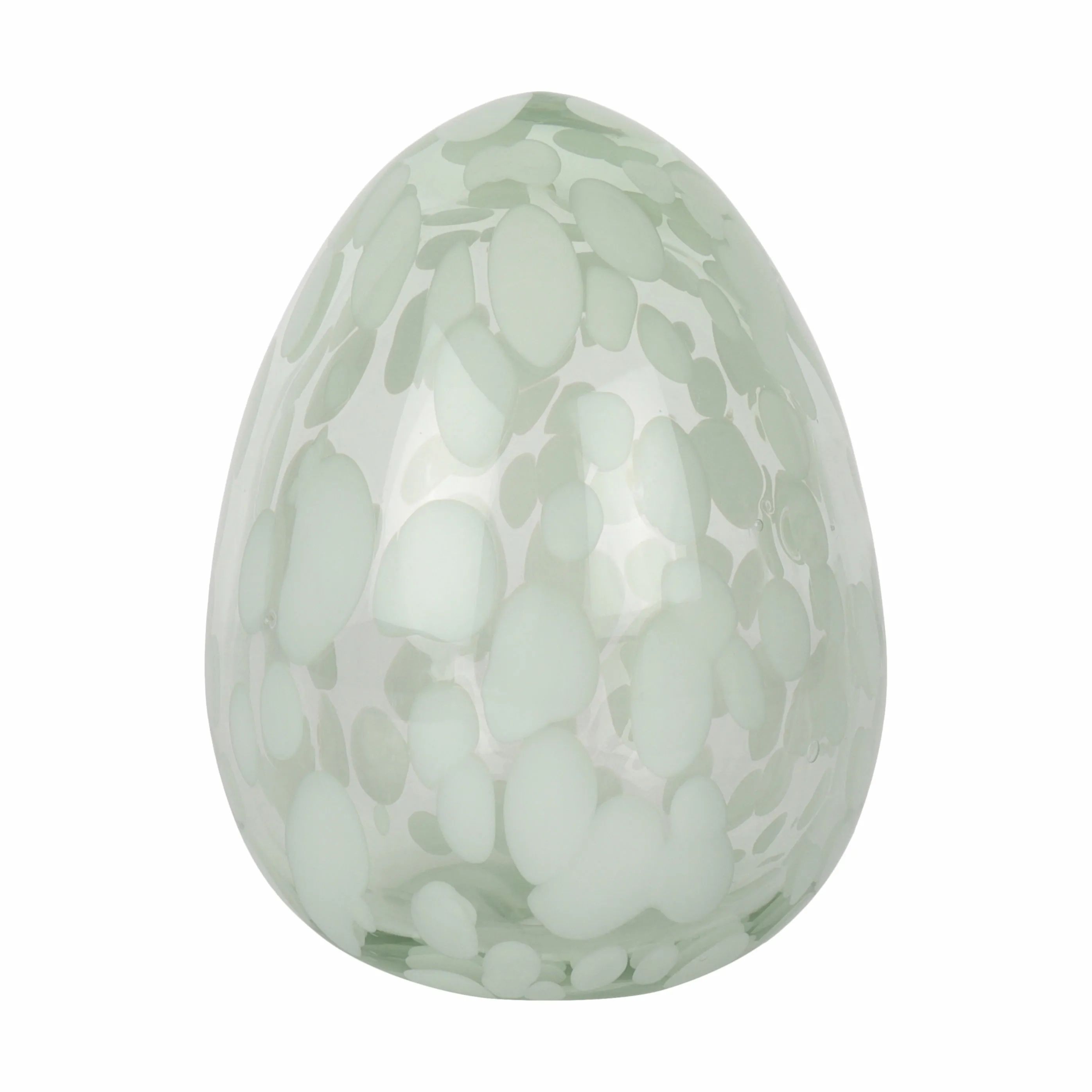 CASA Living Påskeæg og ophæng Dekorationsæg i Lysegrøn/hvid confetti, 14,5 cm, 1