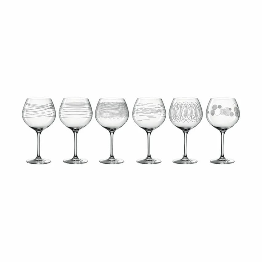 Leonardo Rødvinsglas CASELLA Burgundy Glas - 6 stk. i Klar, 1