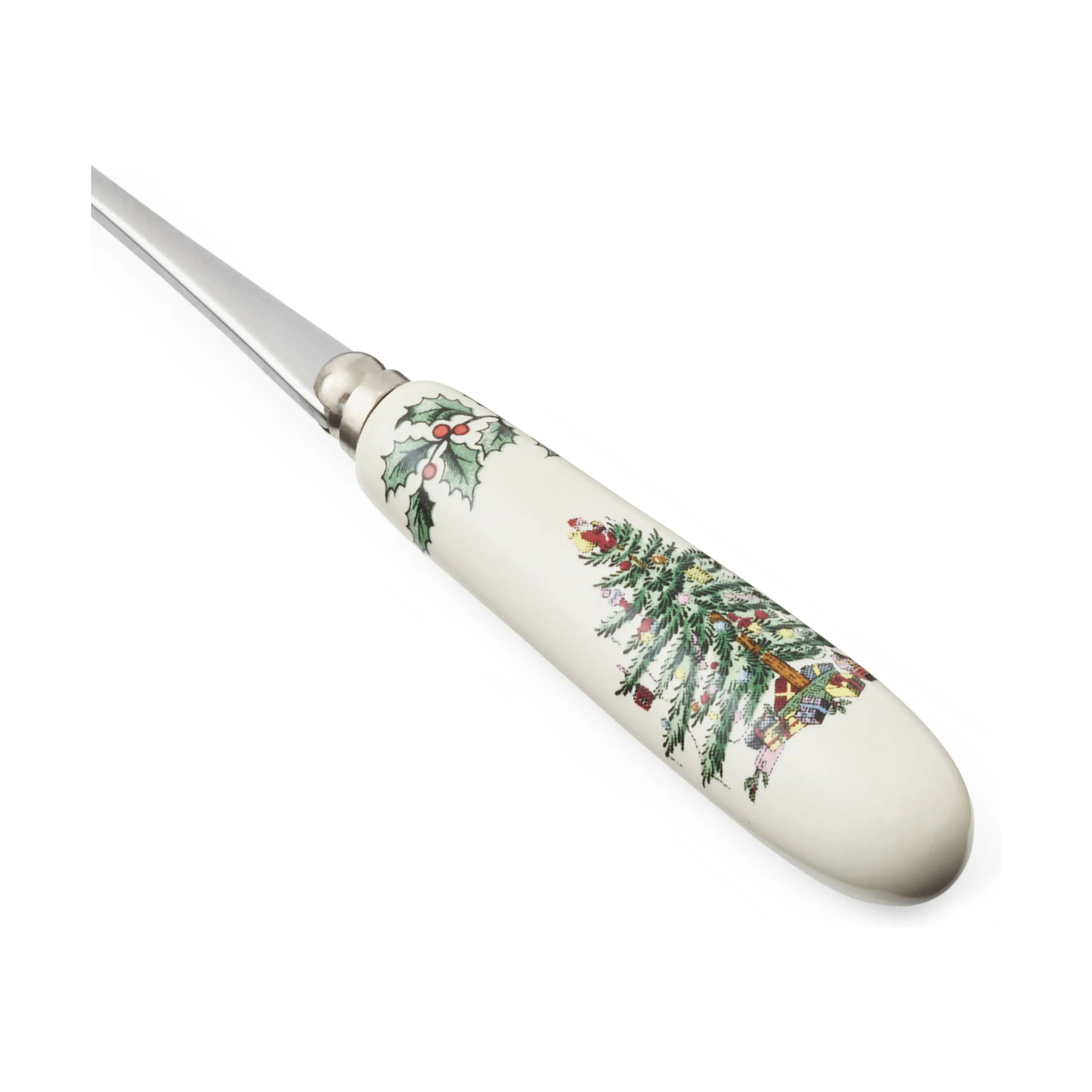Spode Kagegafler Christmas Tree Kagegaffel - 6 stk. i Hvid/grøn/rød, 7