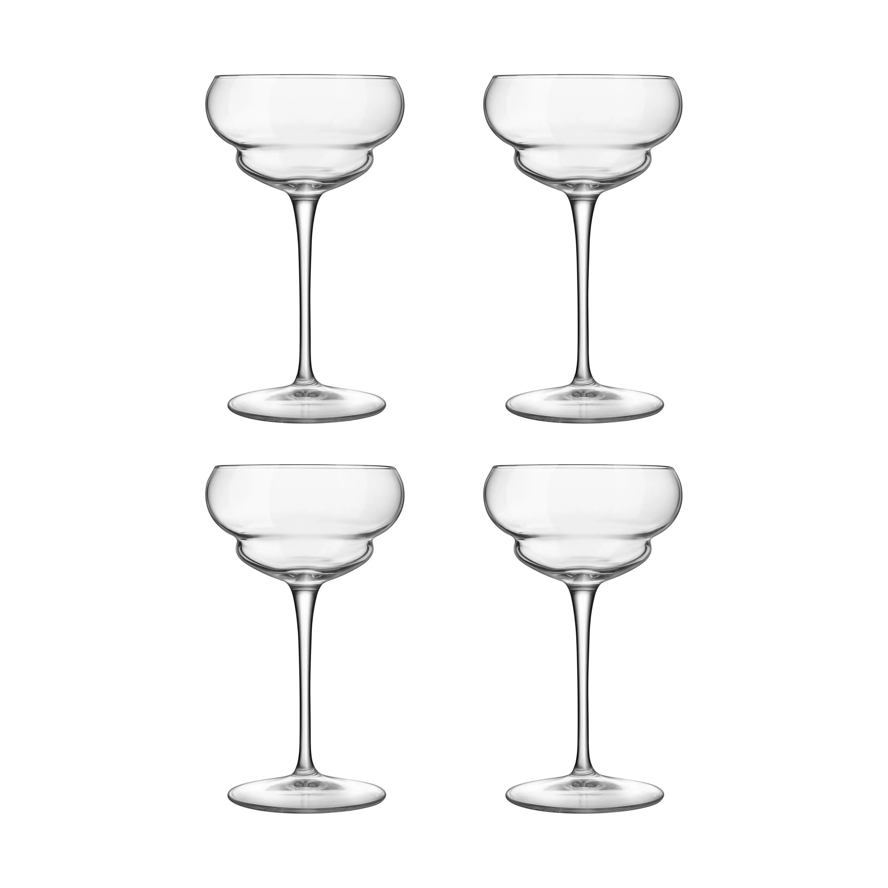 Luigi Bormioli Cocktailglas Backdoor Nick & Nora Cocktailglas - 6 stk. i Transparent, 1
