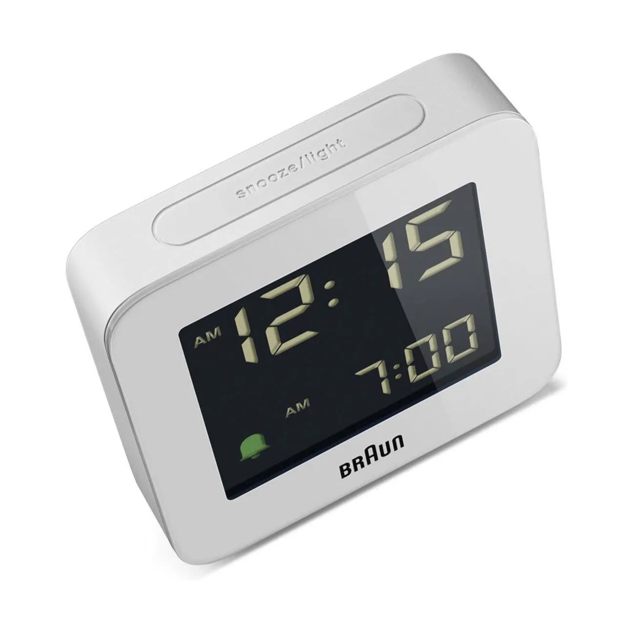 Braun Vækkeure BC09W-DCF WHWH-DCF Vækkeur i Hvid, H7,5 x B7,5 cm, 2