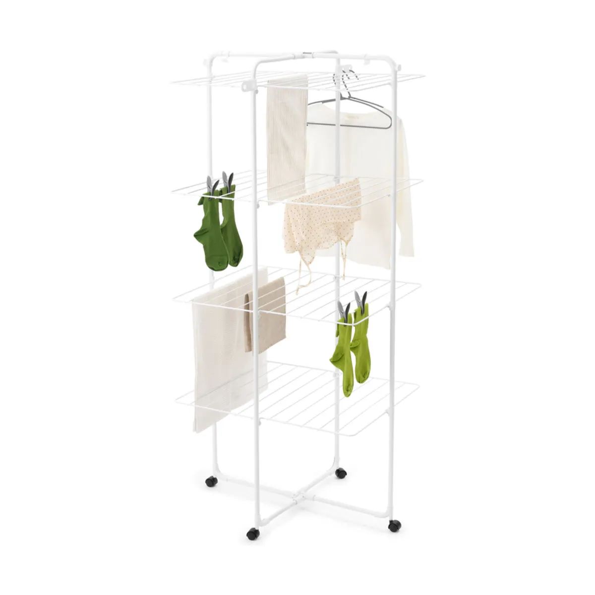 Brabantia Tørrestativer HangOn Tørrestativ i White, 30 Meter, 4