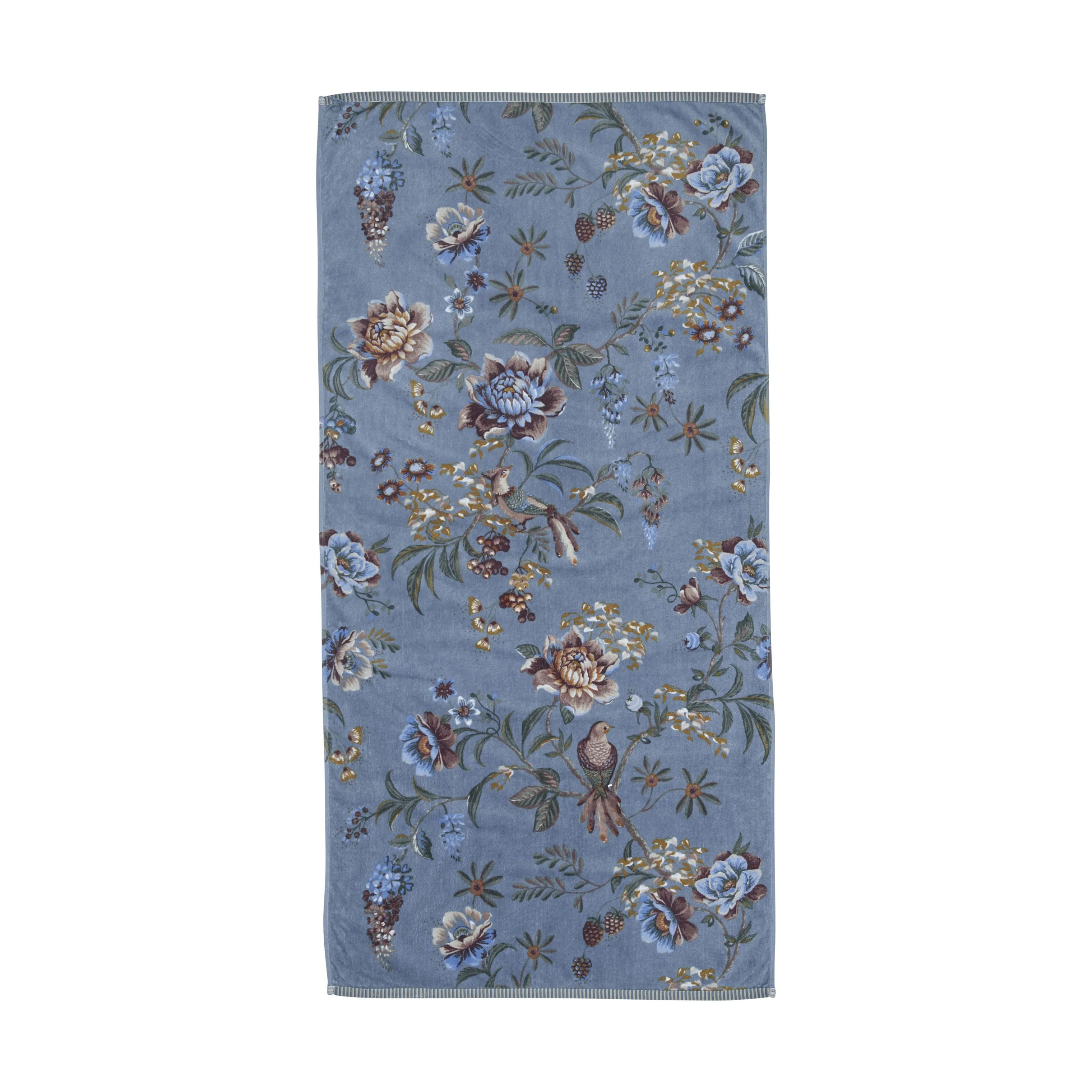 PIP Studio Håndklæder Secret Garden Håndklæde i Blue , B70 x L140 cm, 1