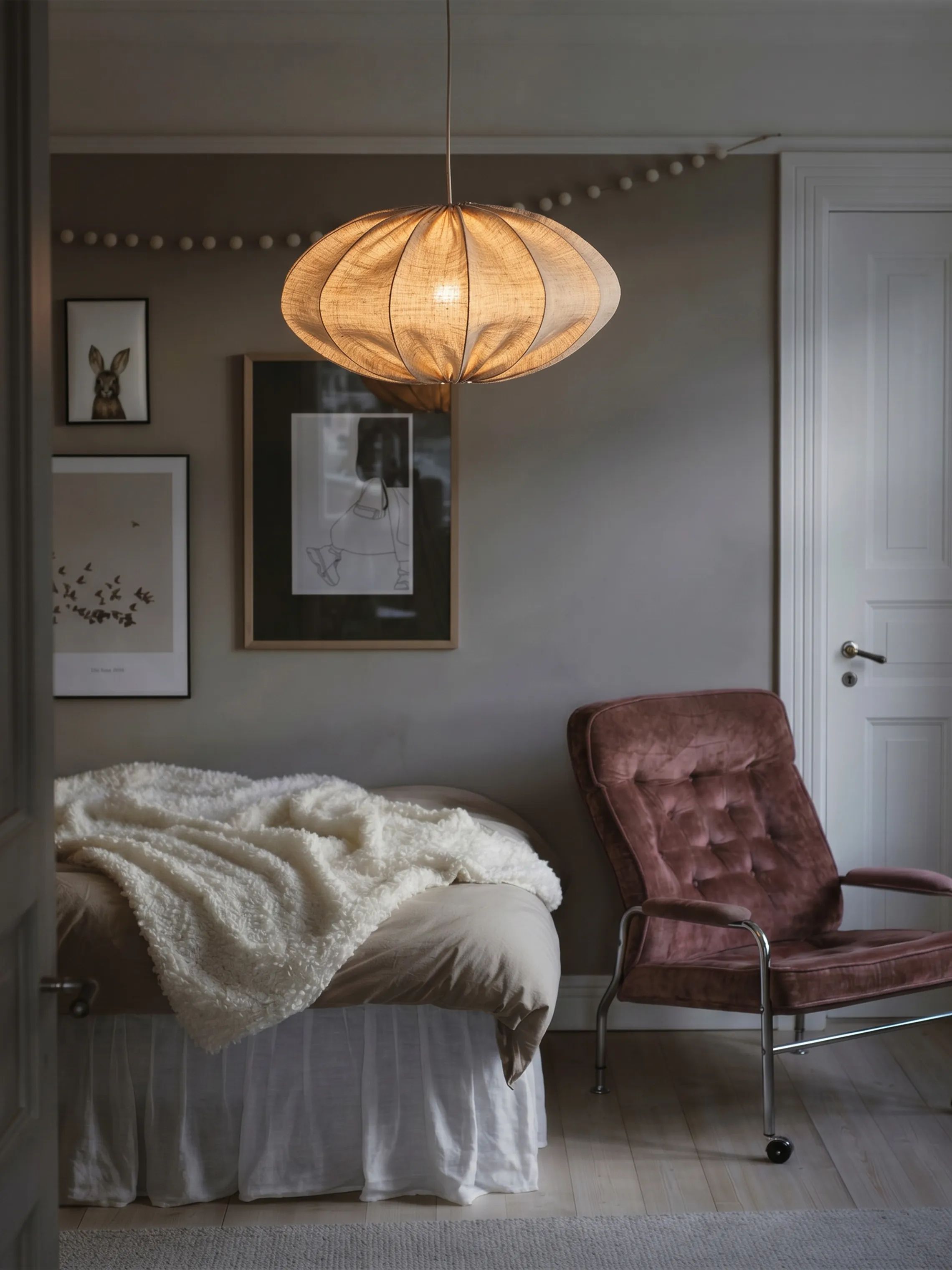 PR Home Pendler Rosa Pendel i Gråsvart, 3