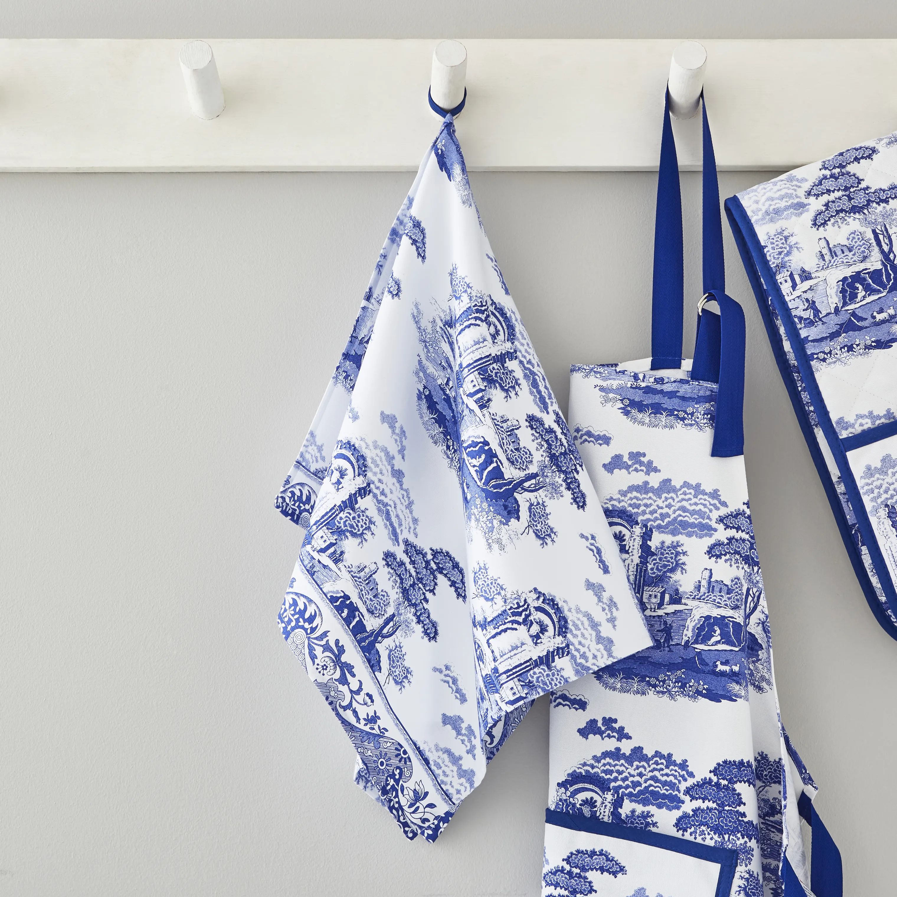 Pimpernel Viskestykker Blue Italian Viskestykke i Blå/hvid, 2